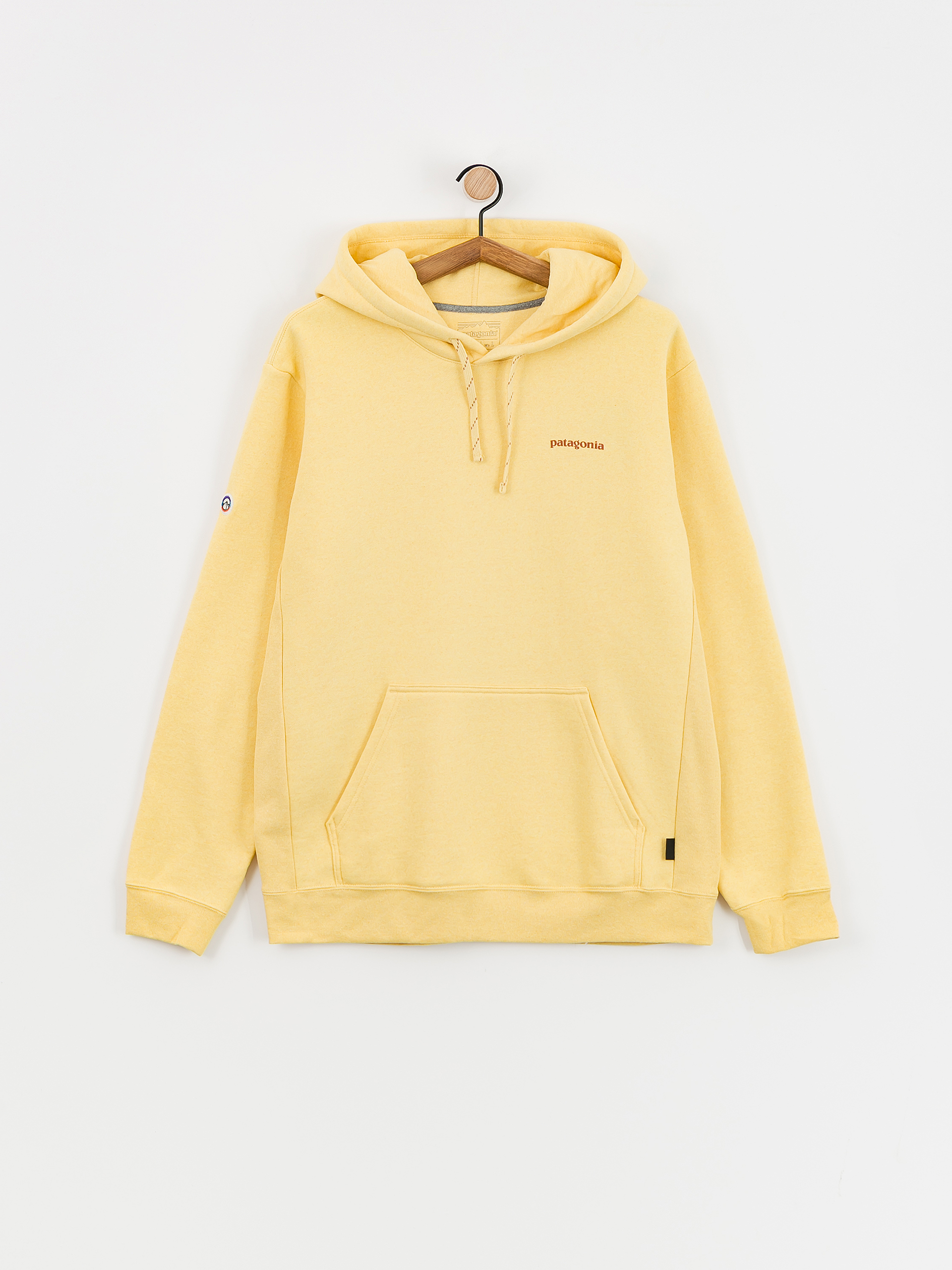 Mikina s kapucí Patagonia Fitz Roy Icon Uprisal HD (milled yellow)