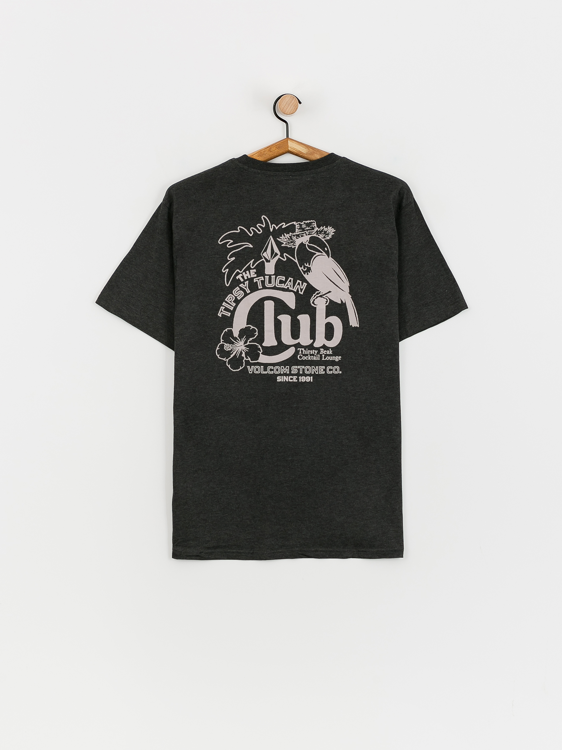 Tričko Volcom Tispy Tucan Hth (heather black)