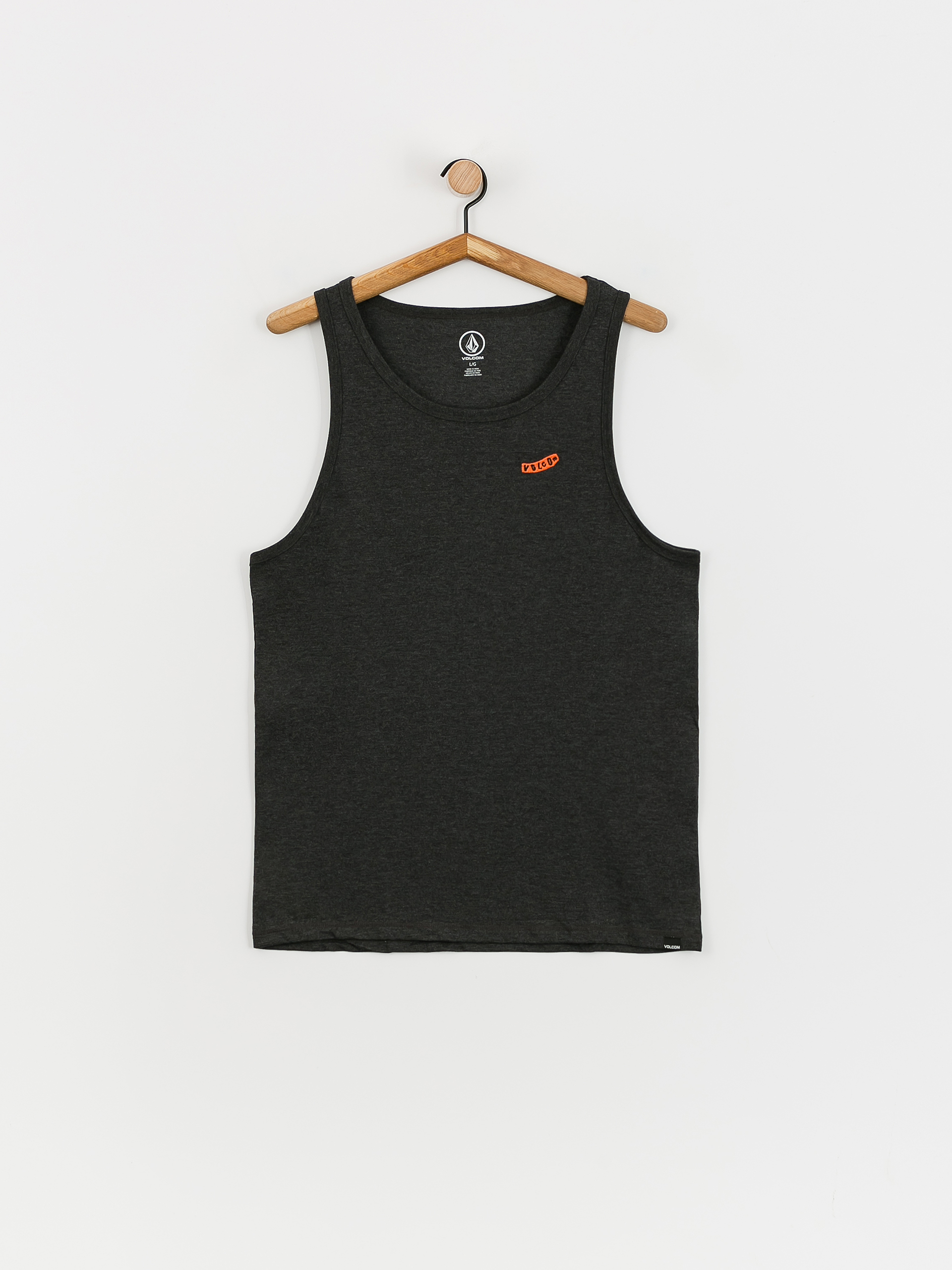 Tričko Volcom Pistol Stone Hth (heather black)