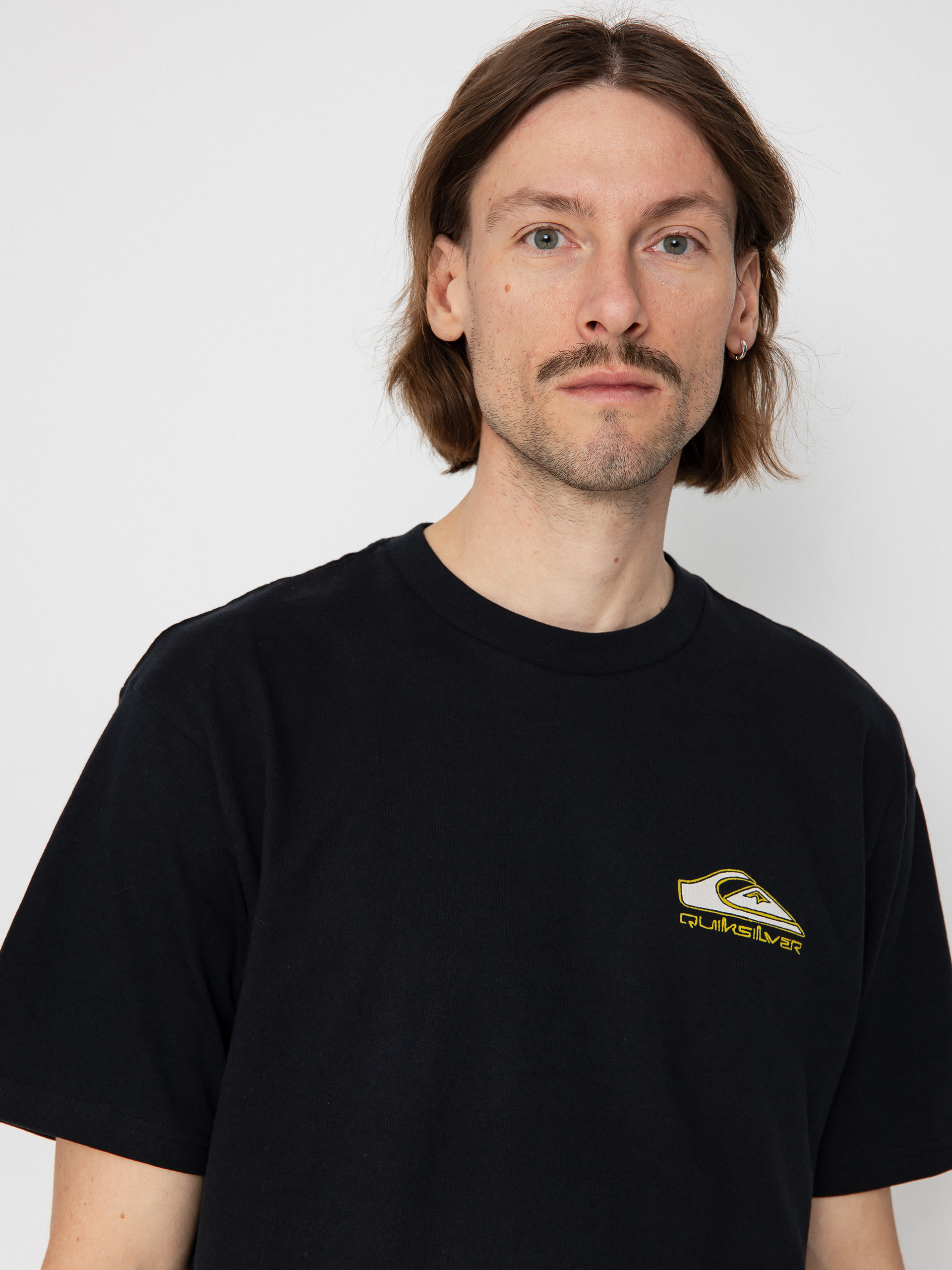 Tričko Quiksilver Step Up Mor (black)