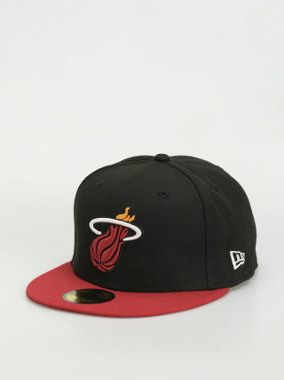 Kšiltovka  New Era NBA Essential 59Fifty Miami Heat (black/red)