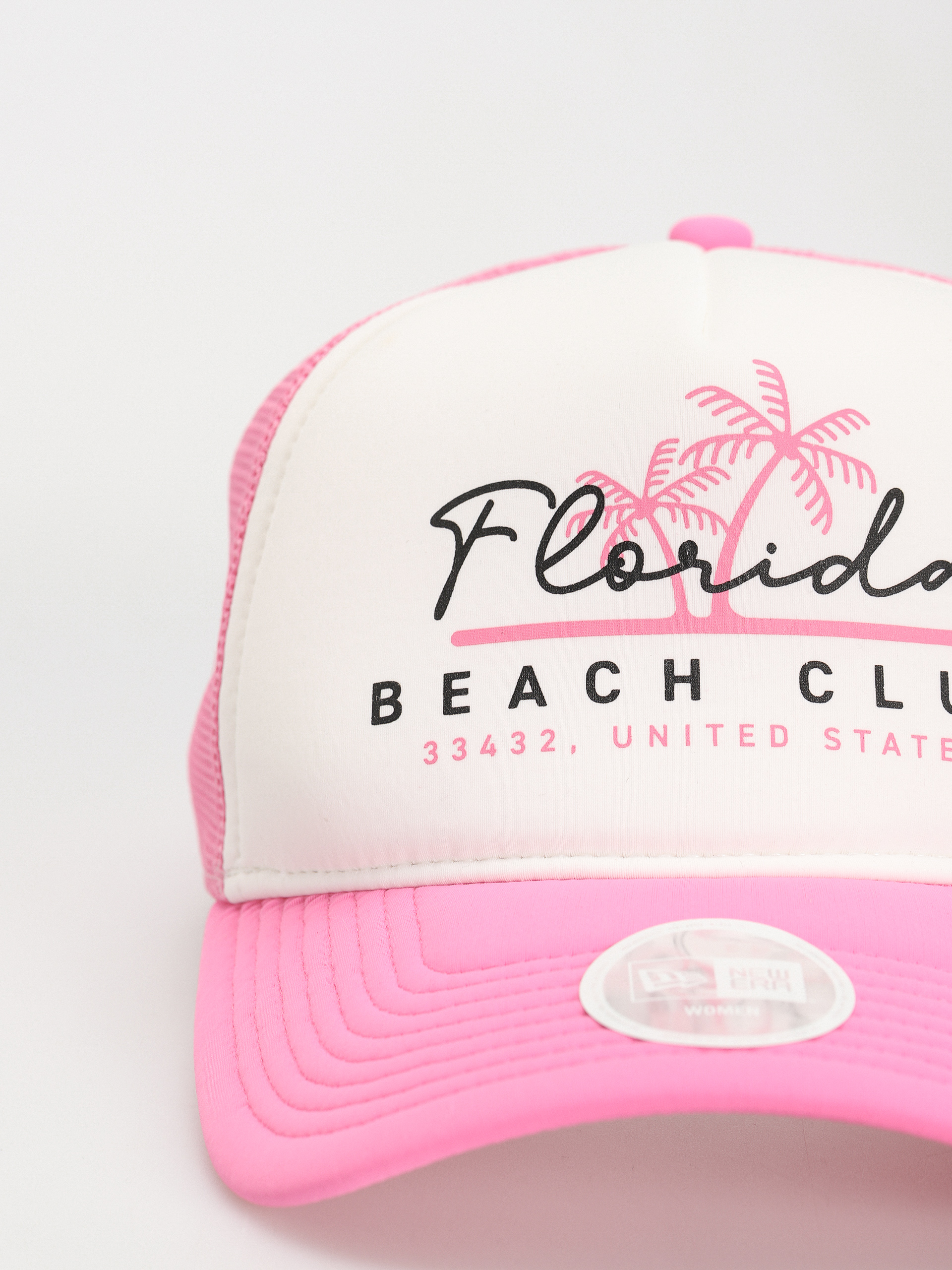 Kšiltovka  New Era Foam Front Trucker Wmn (pink/white)