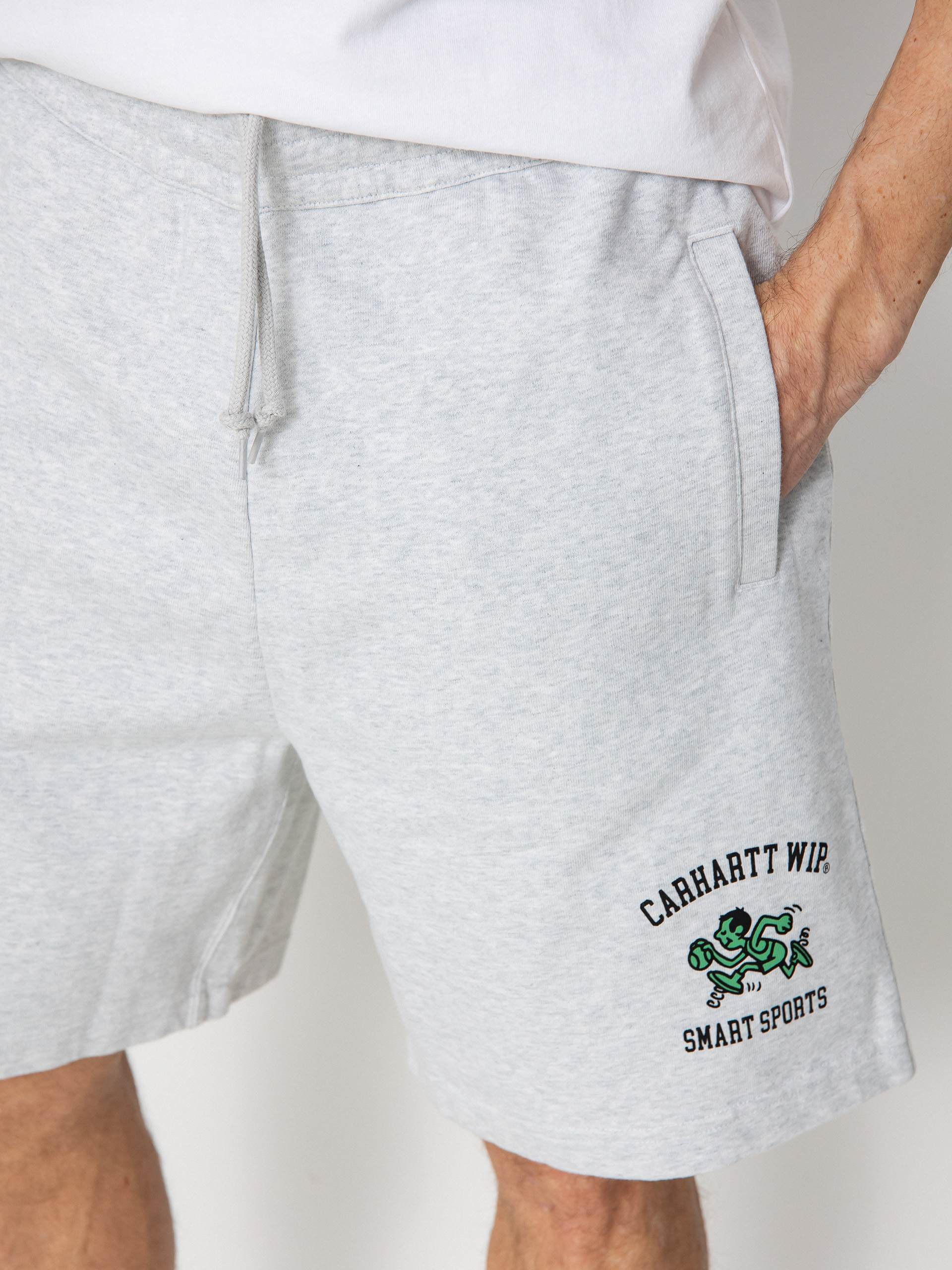 Kraťasy Carhartt WIP Smart Sports (ash heather)