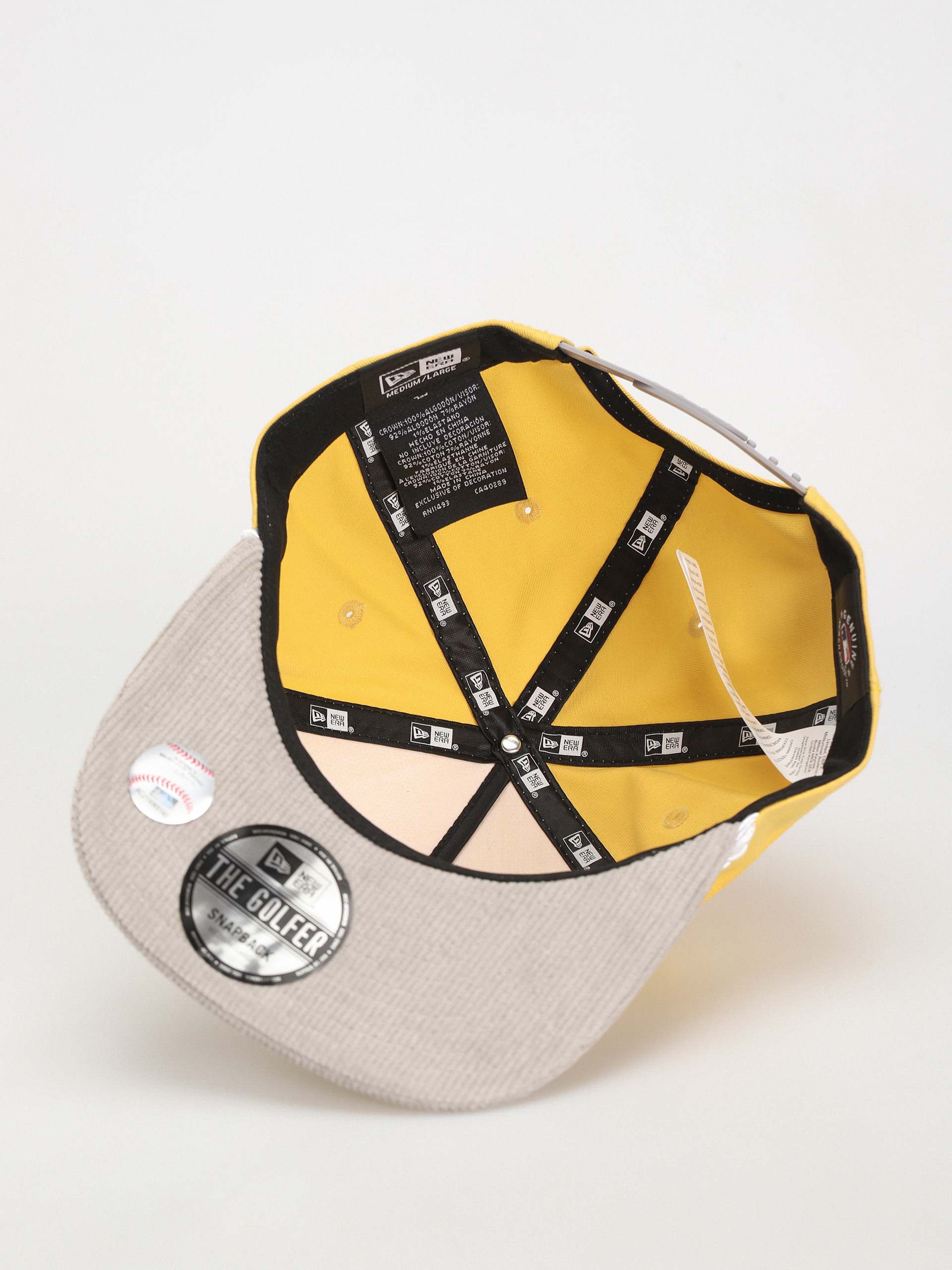 Kšiltovka  New Era Cord Golfer New York Yankees (yellow/gray)