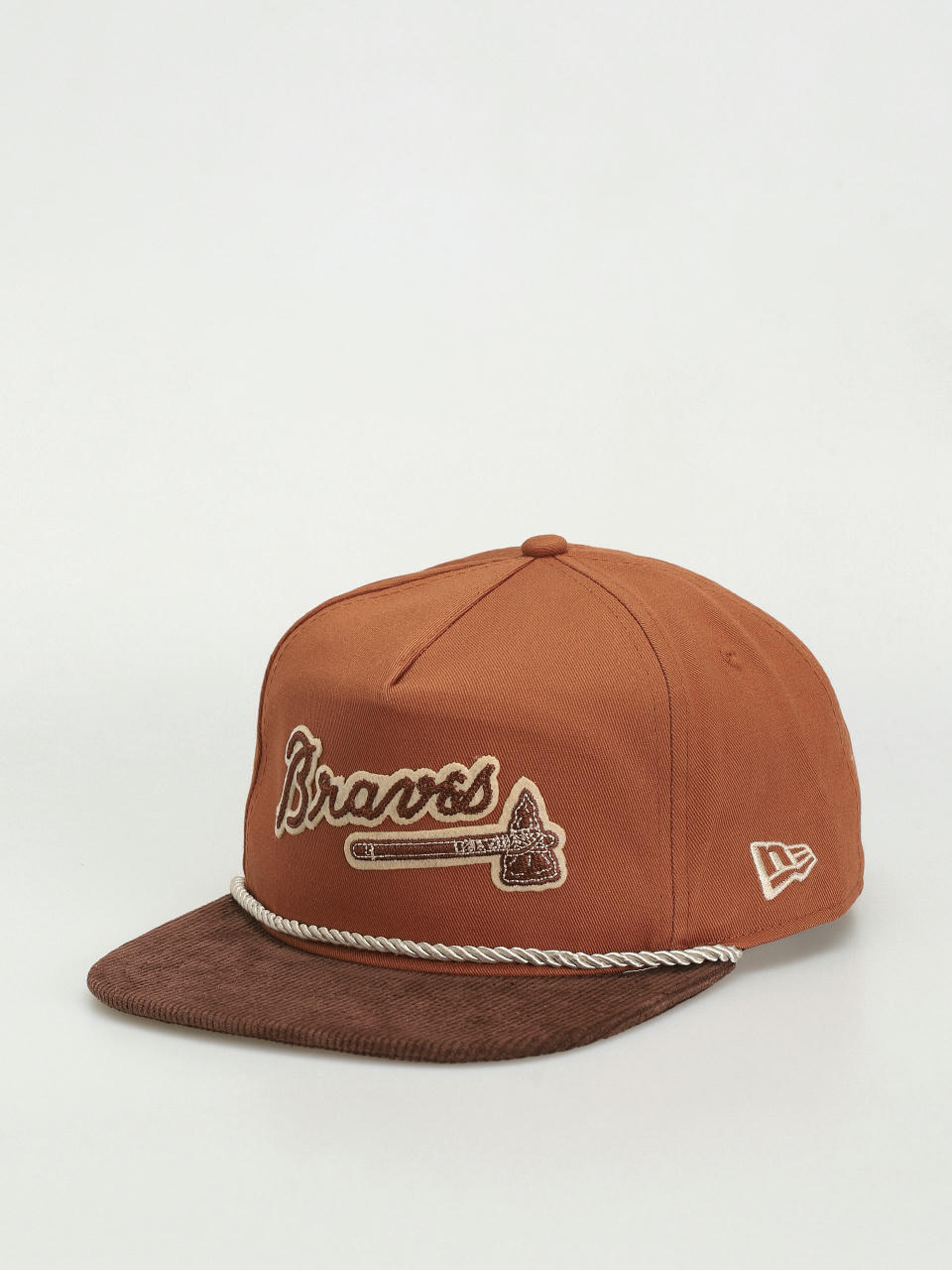 Kšiltovka  New Era Cord Golfer Atlanta Braves (brown/orange)