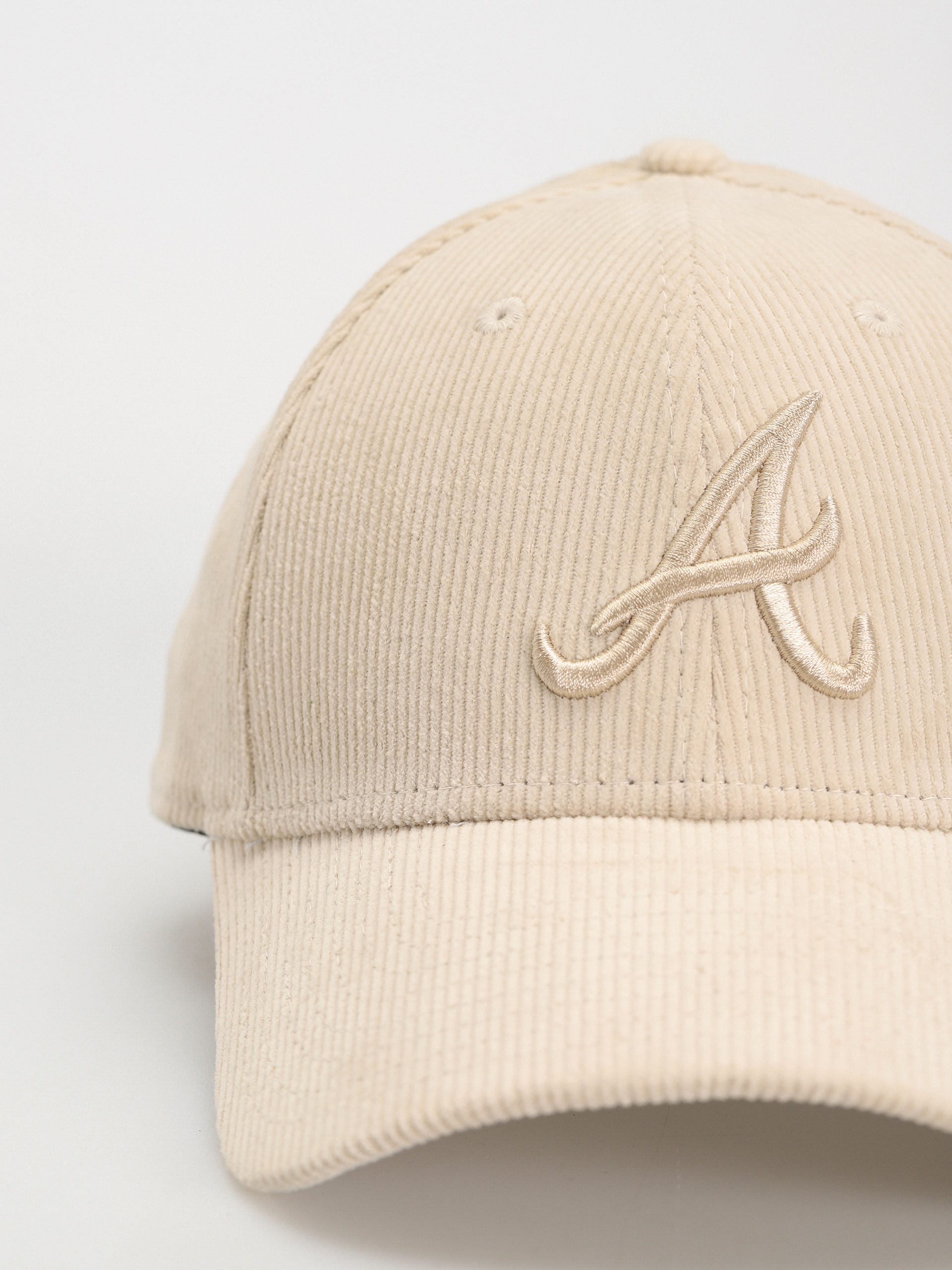 Kšiltovka  New Era Cord 9Forty Atlanta Braves (stone)