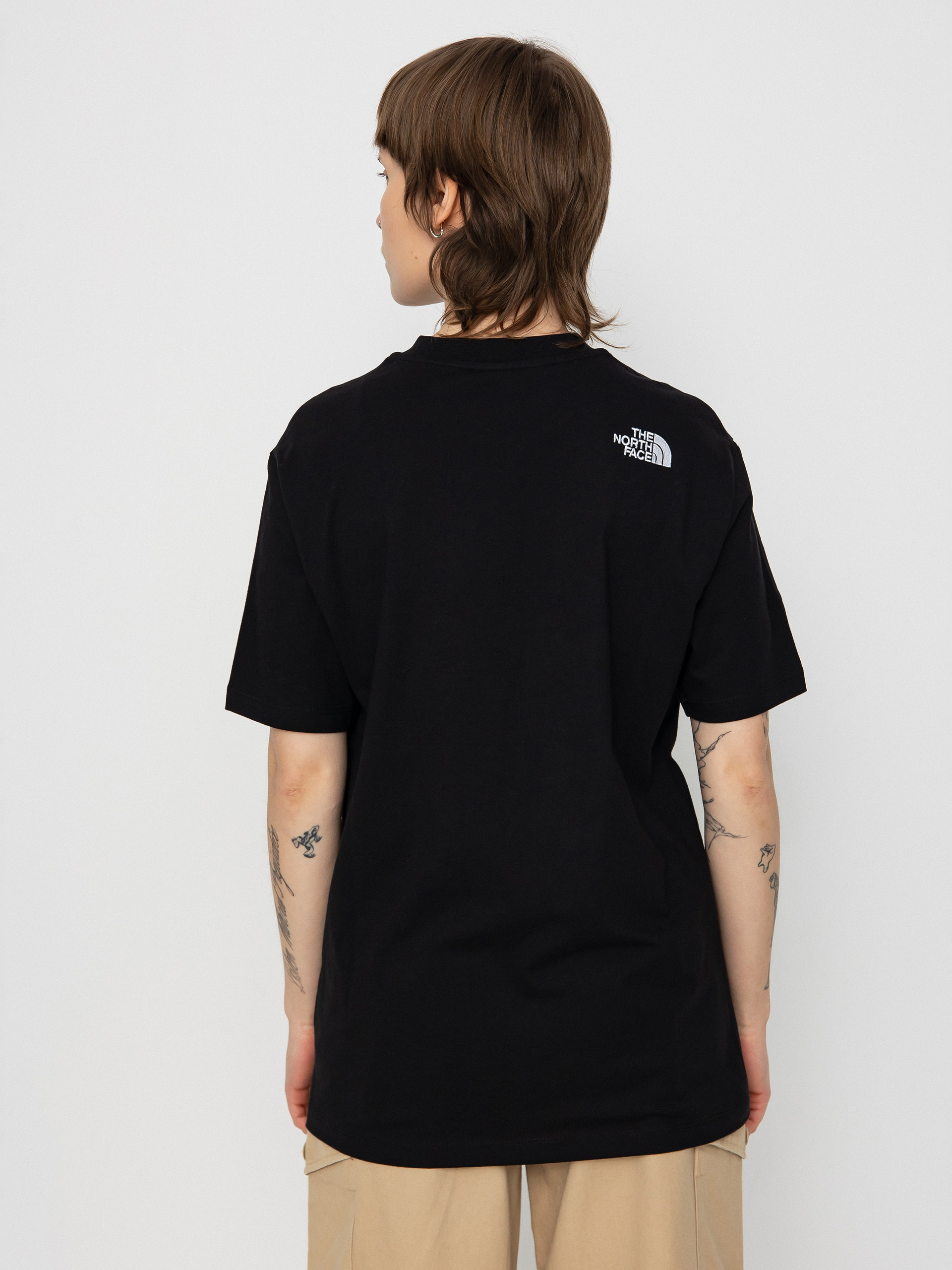 Tričko The North Face Essential Oversize Wmn (tnf black)