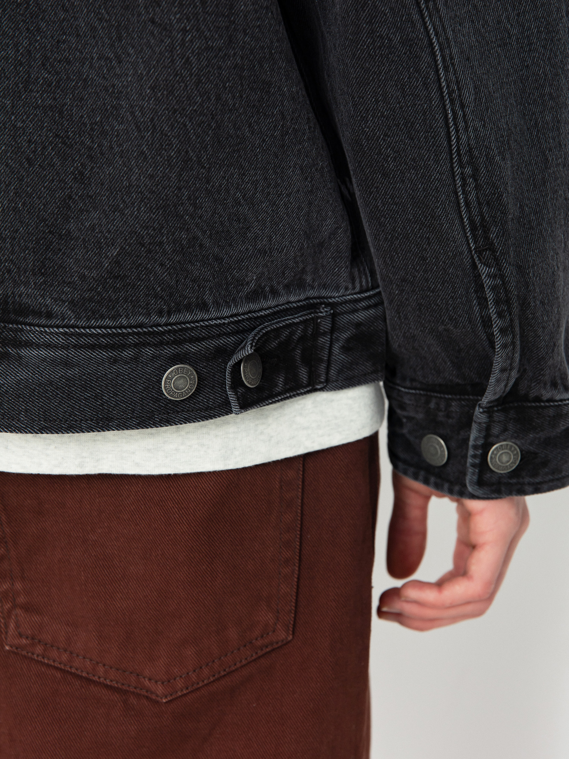 Bunda OBEY Easton (faded black)