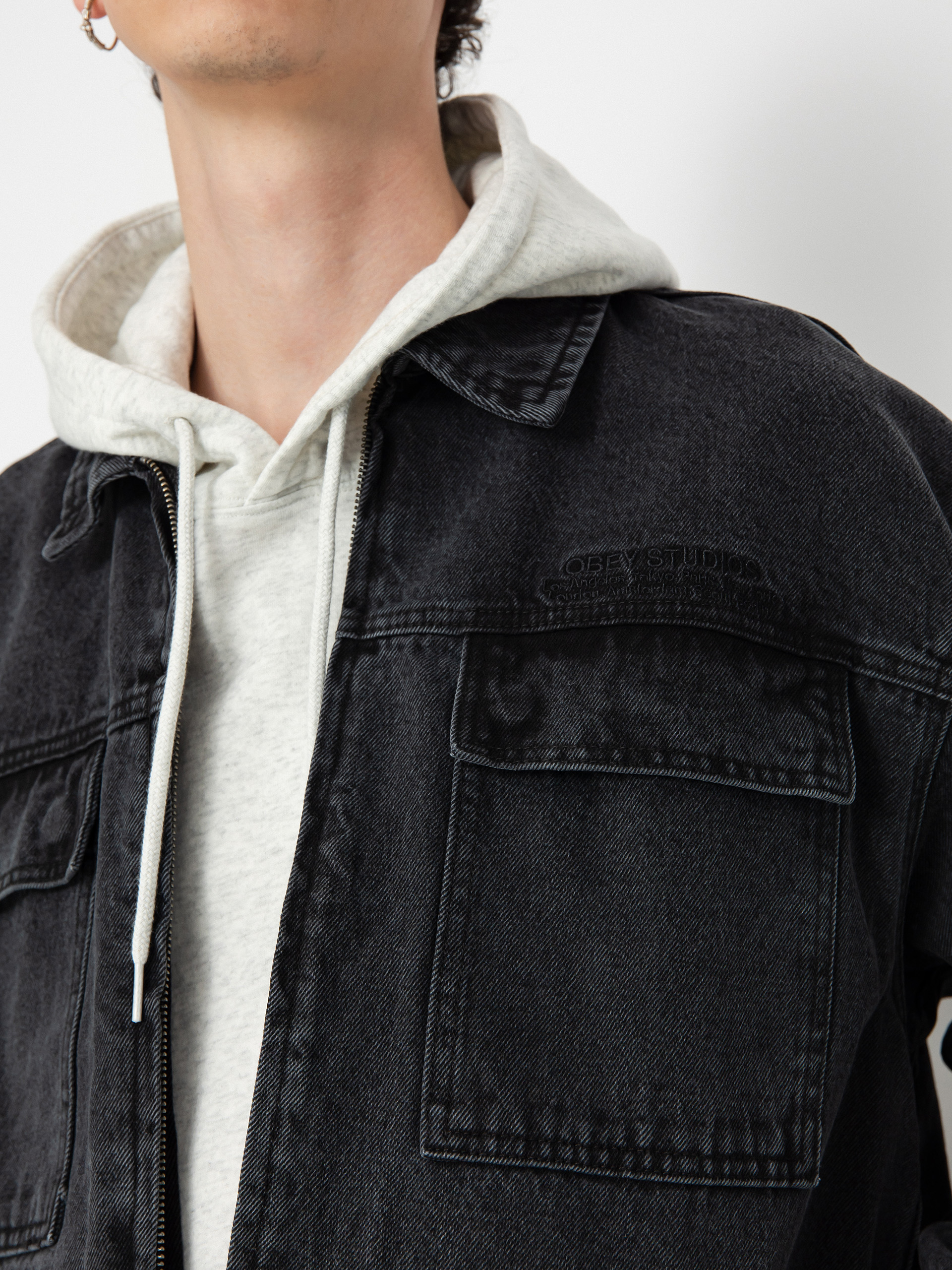 Bunda OBEY Easton (faded black)