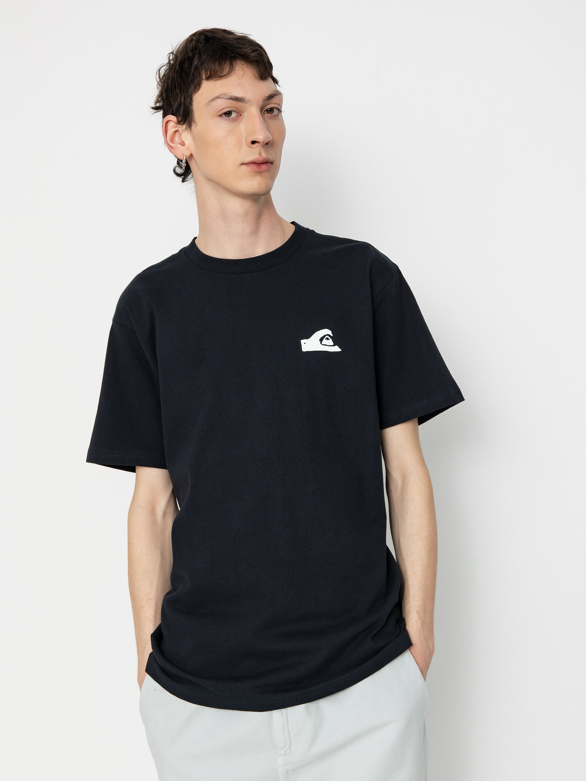 Tričko Quiksilver Qs Mikey Logo Dna (black)