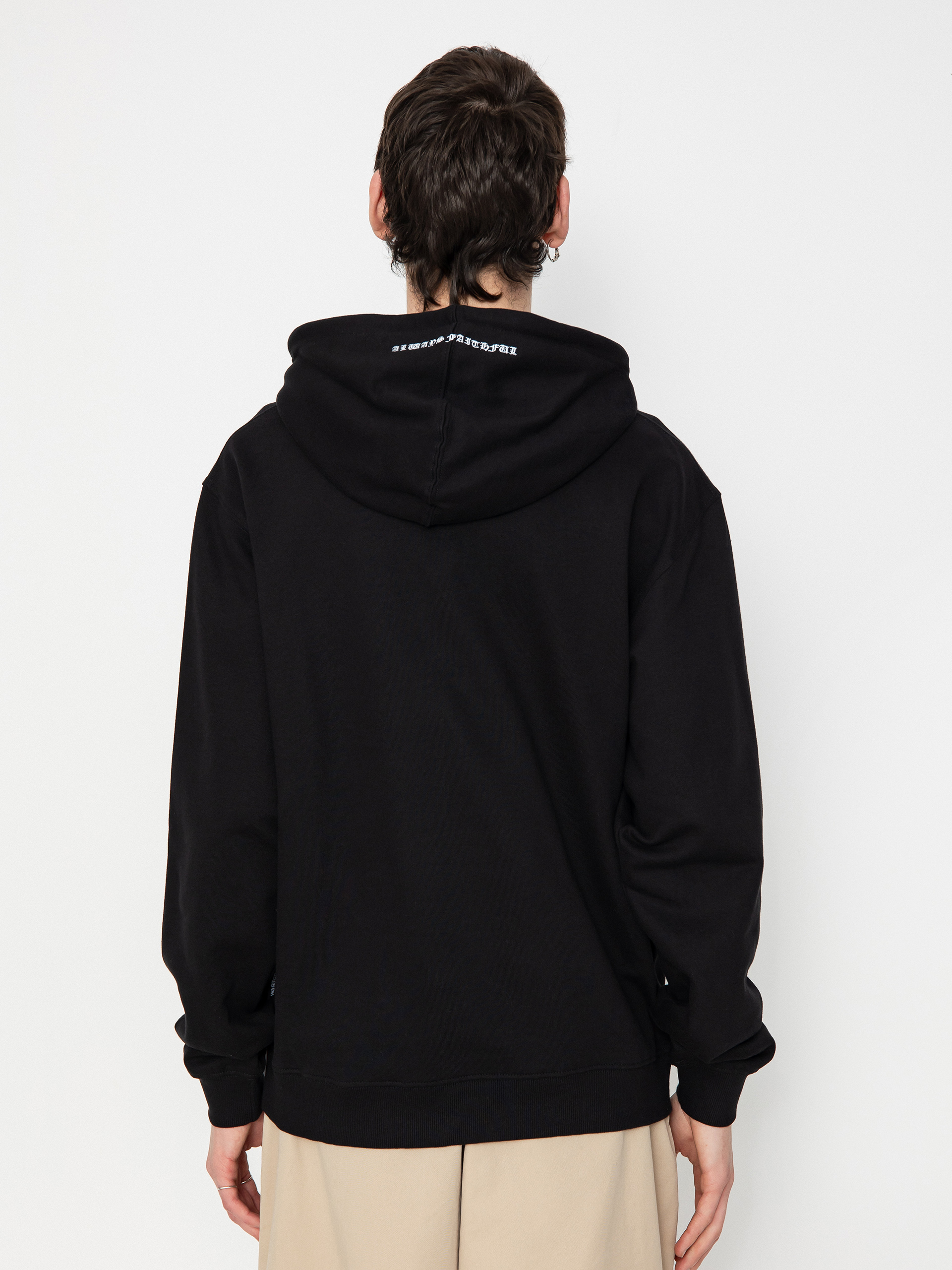 Mikina s kapucí Wasted Paris Pitcher HD (black)