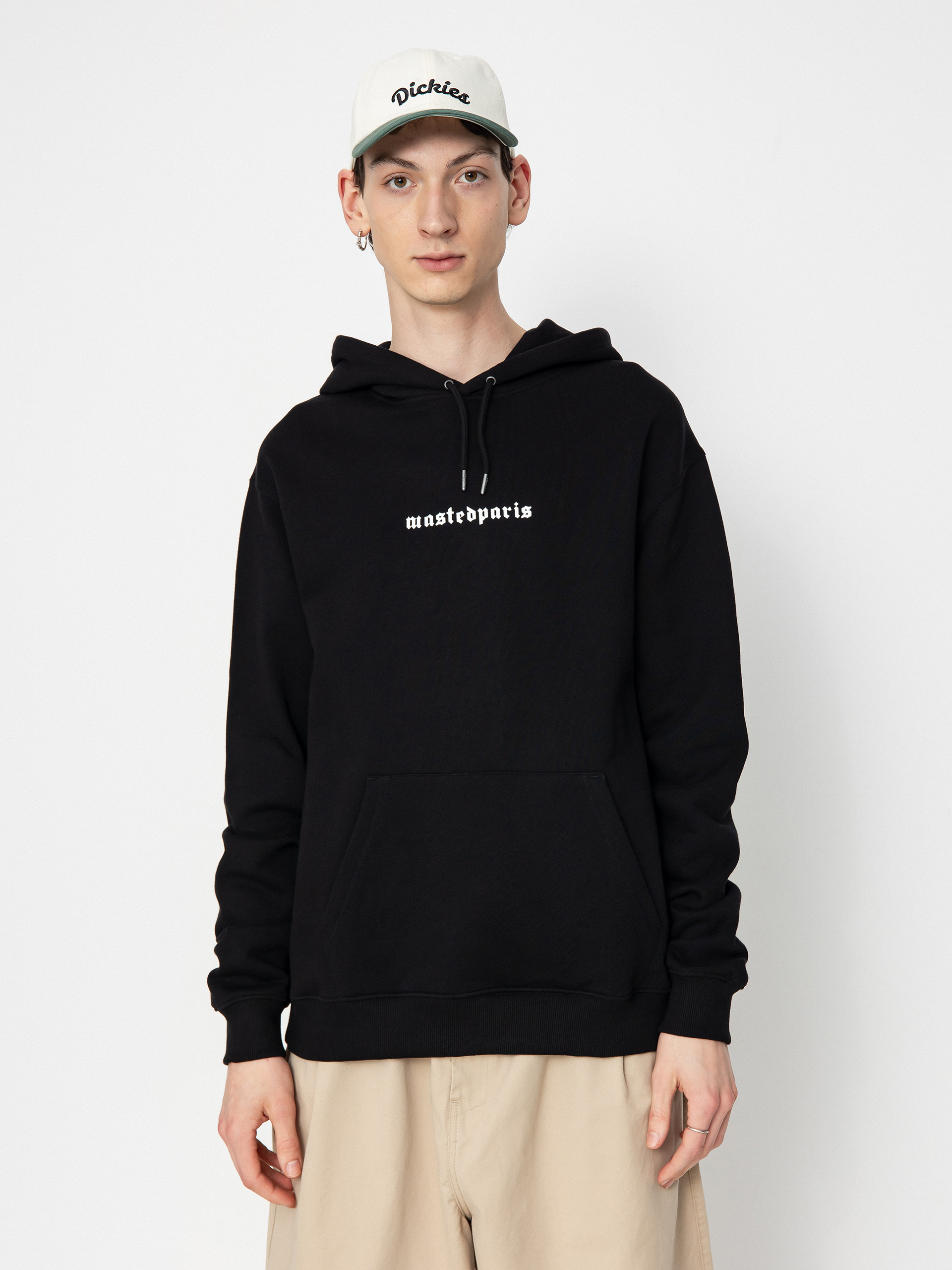 Mikina s kapucí Wasted Paris Creep HD (black)