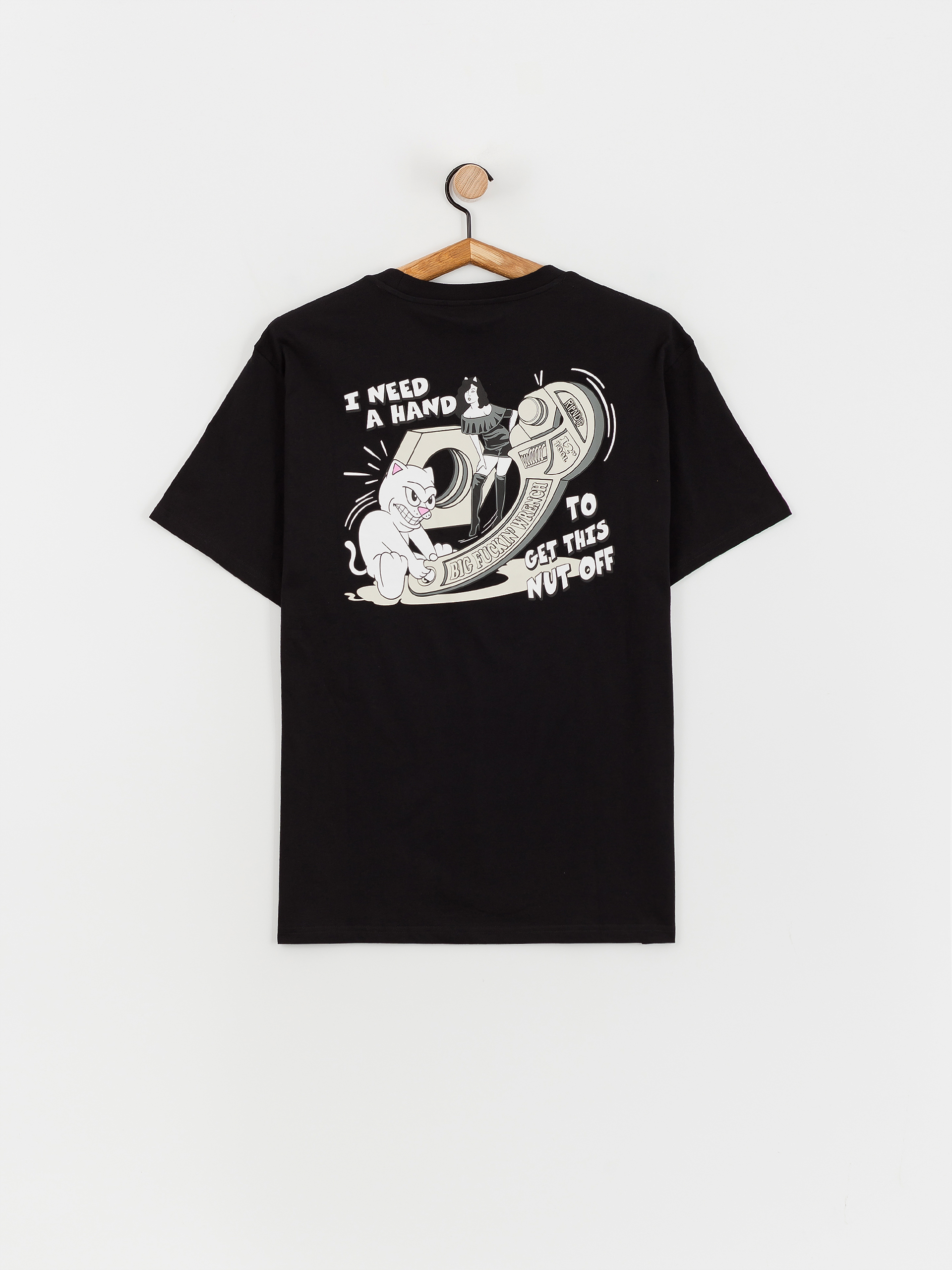 Tričko RipNDip Nut Off (black)