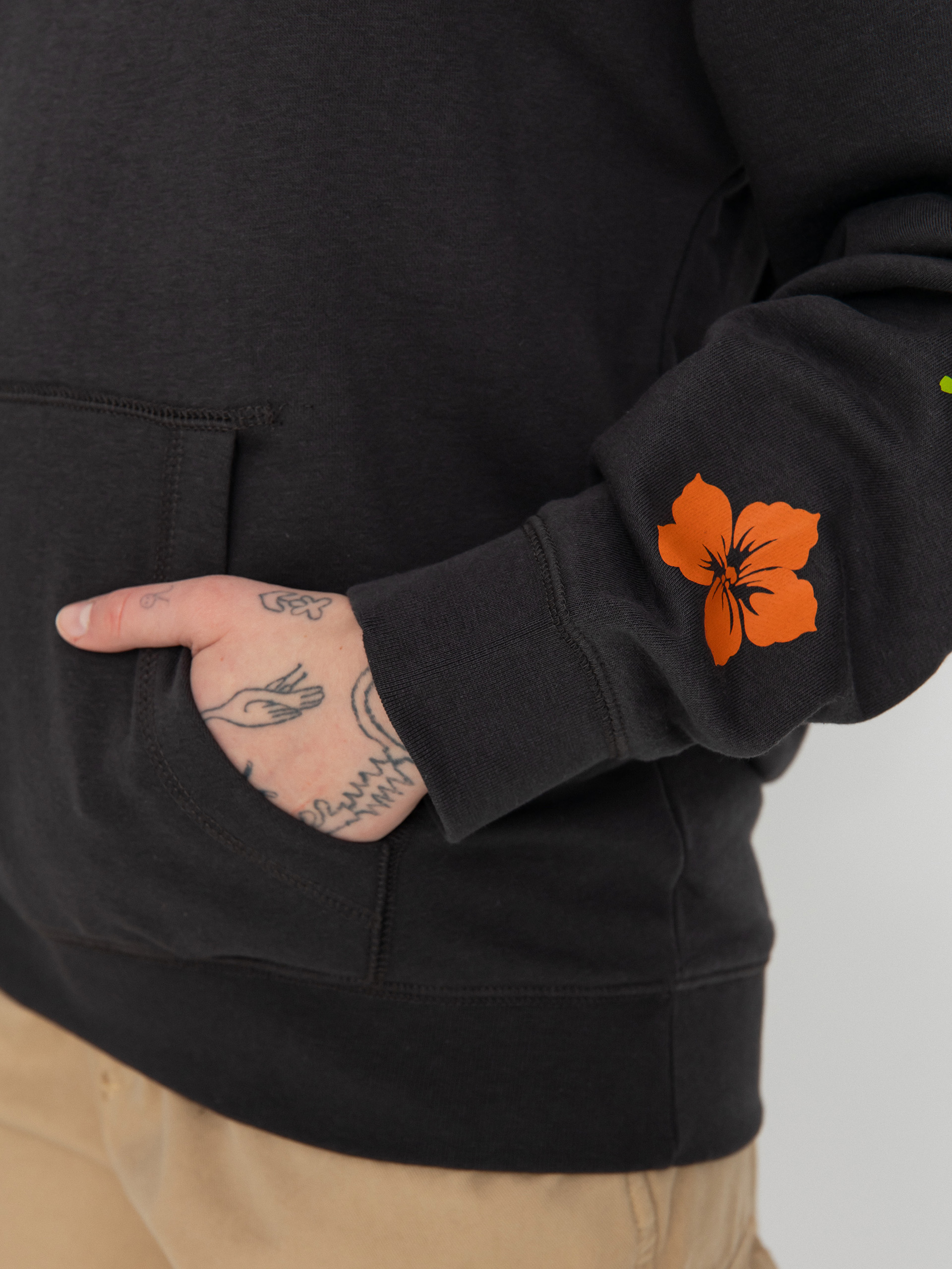 Mikina s kapucí Billabong Best Coast HD Wmn (off black)