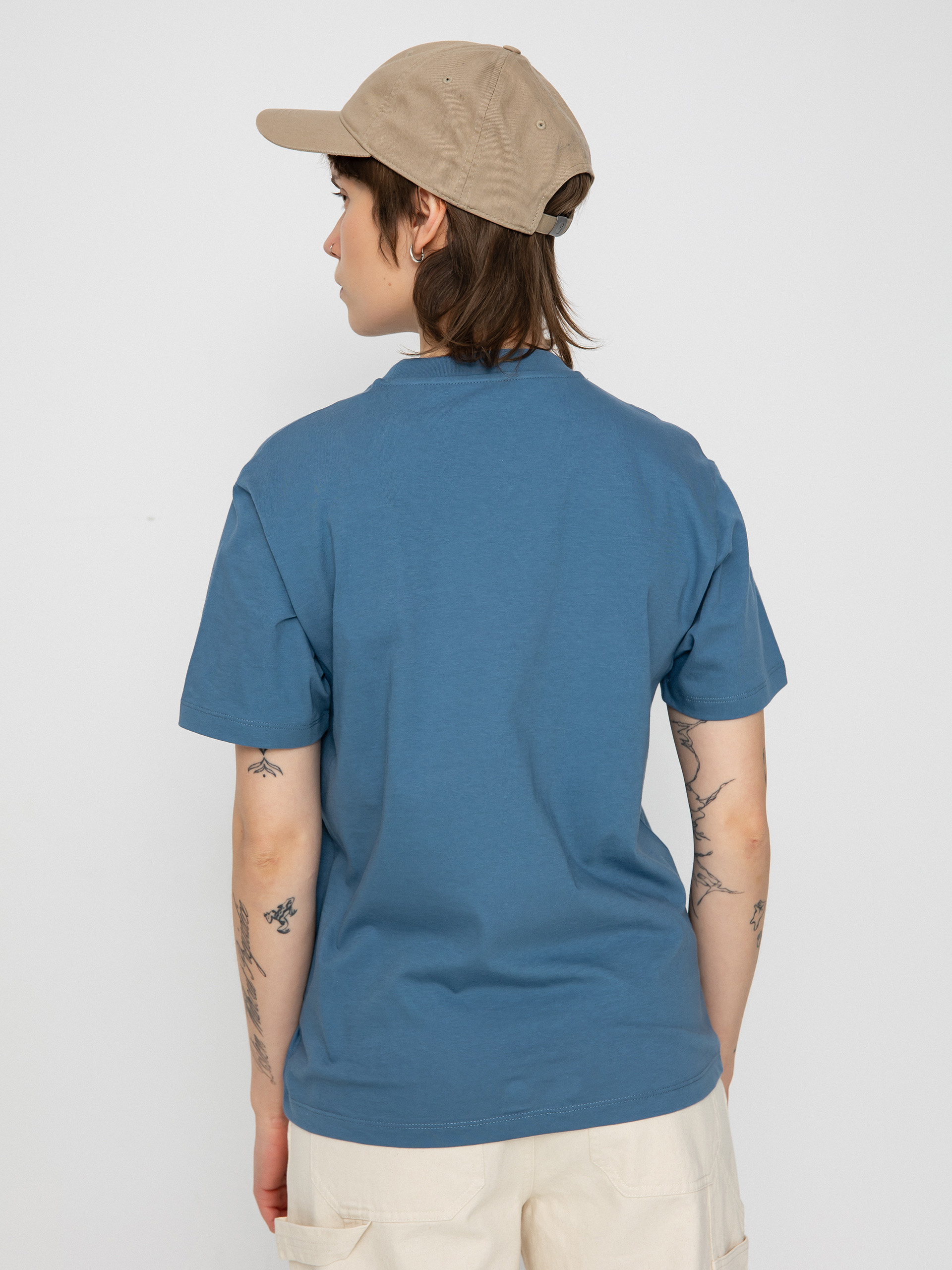 Tričko Carhartt WIP Script Embroidery Wmn (sorrent/glassy pink)