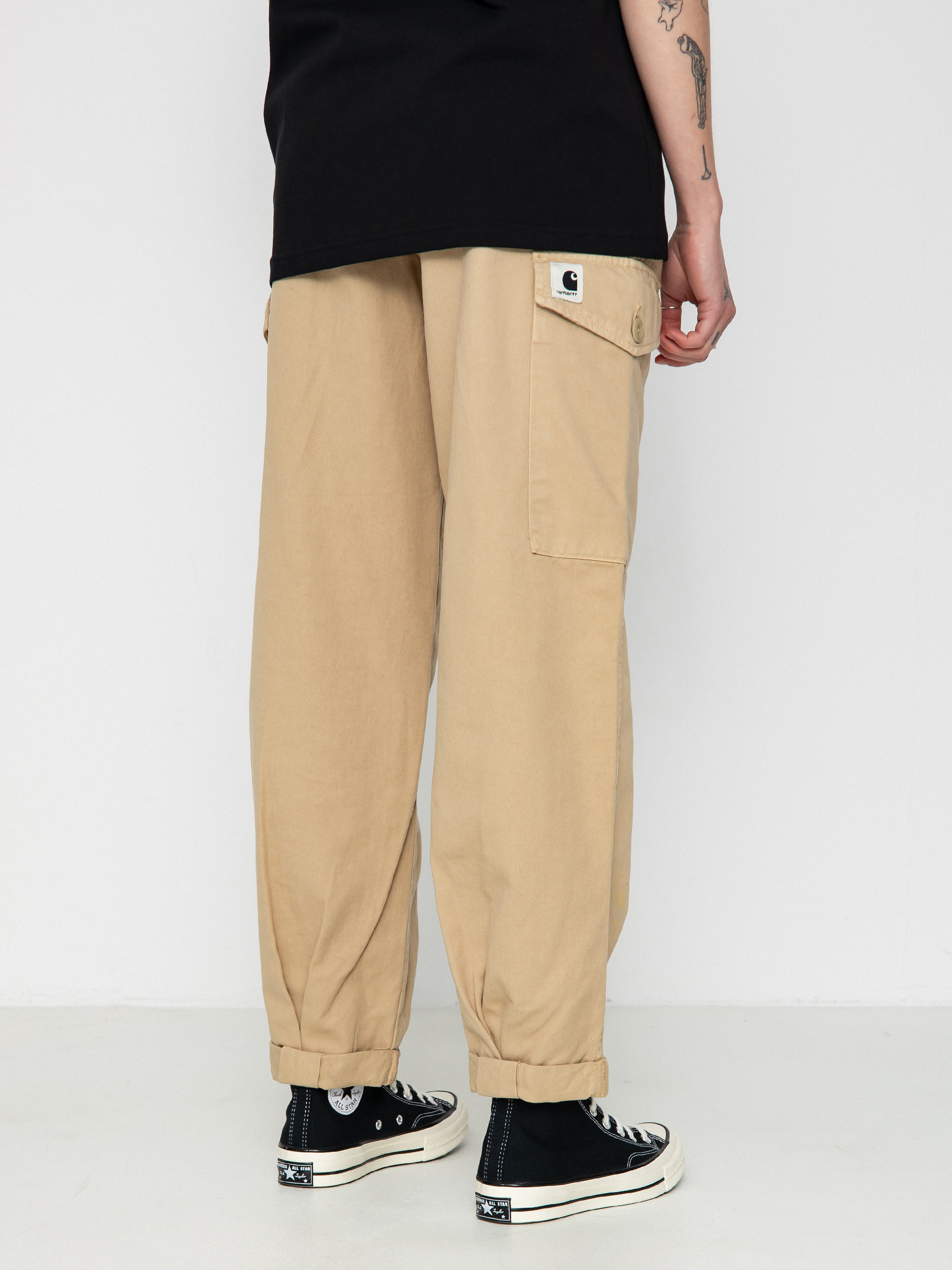 Kalhoty Carhartt WIP Collins Wmn (sable)
