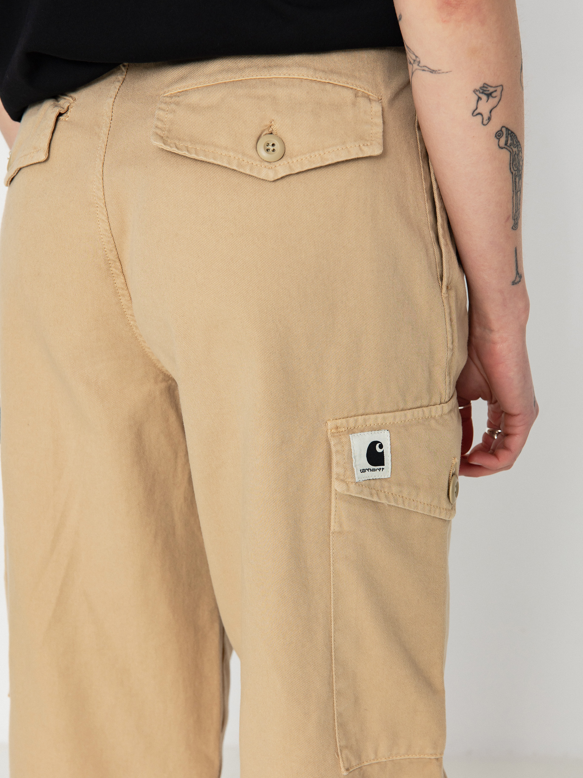 Kalhoty Carhartt WIP Collins Wmn (sable)