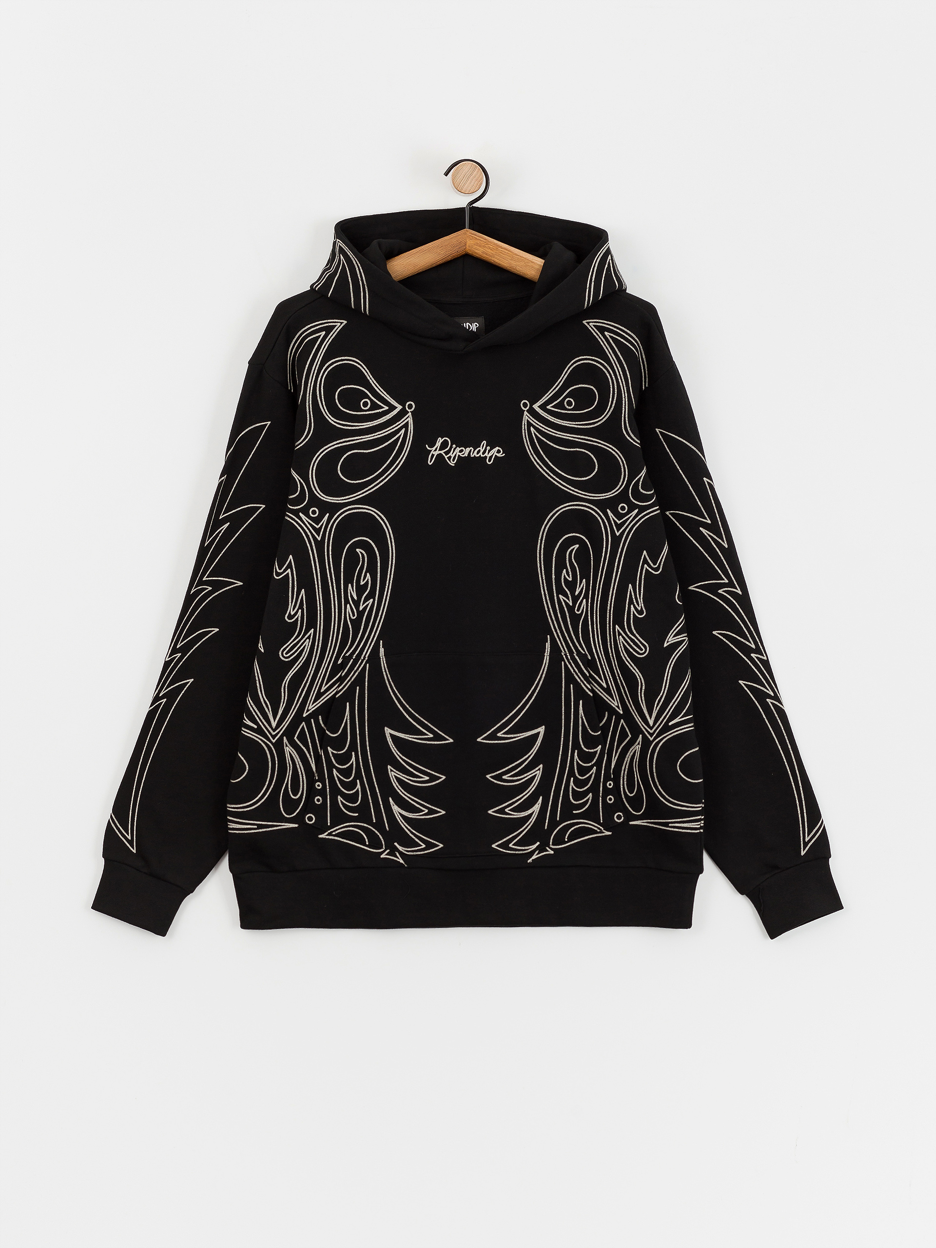 Mikina s kapucí RipNDip Howdy HD (black)