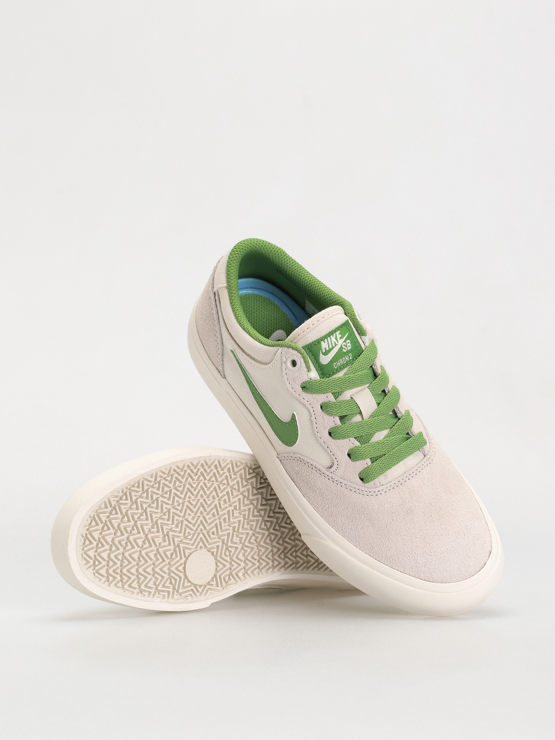 Boty Nike SB Chron 2 (phantom/chlorophyll summit white sail)