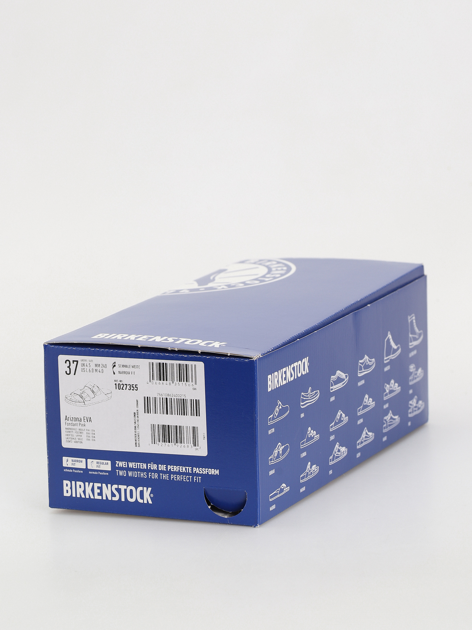 Plážovky Birkenstock Arizona Essentials EVA Narrow Wmn (fondant pink)