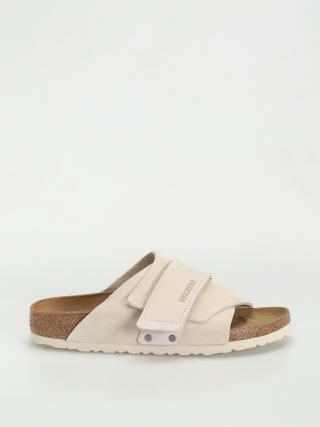 Plážovky Birkenstock Kyoto Nubuck Suede Leather Narrow Wmn (antique white)