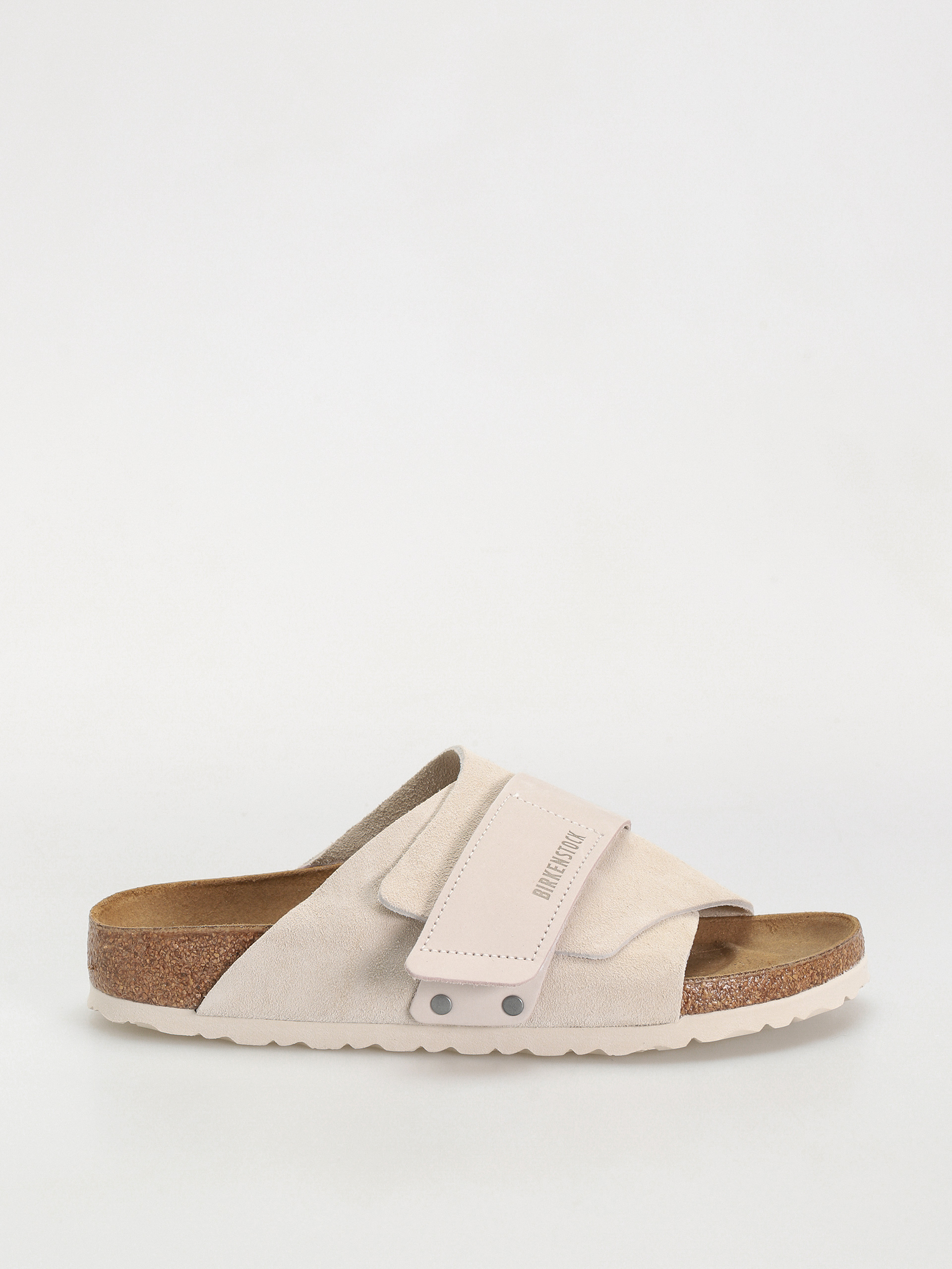 Plu00e1u017eovky Birkenstock Kyoto Nubuck Suede Leather Narrow Wmn (antique white)