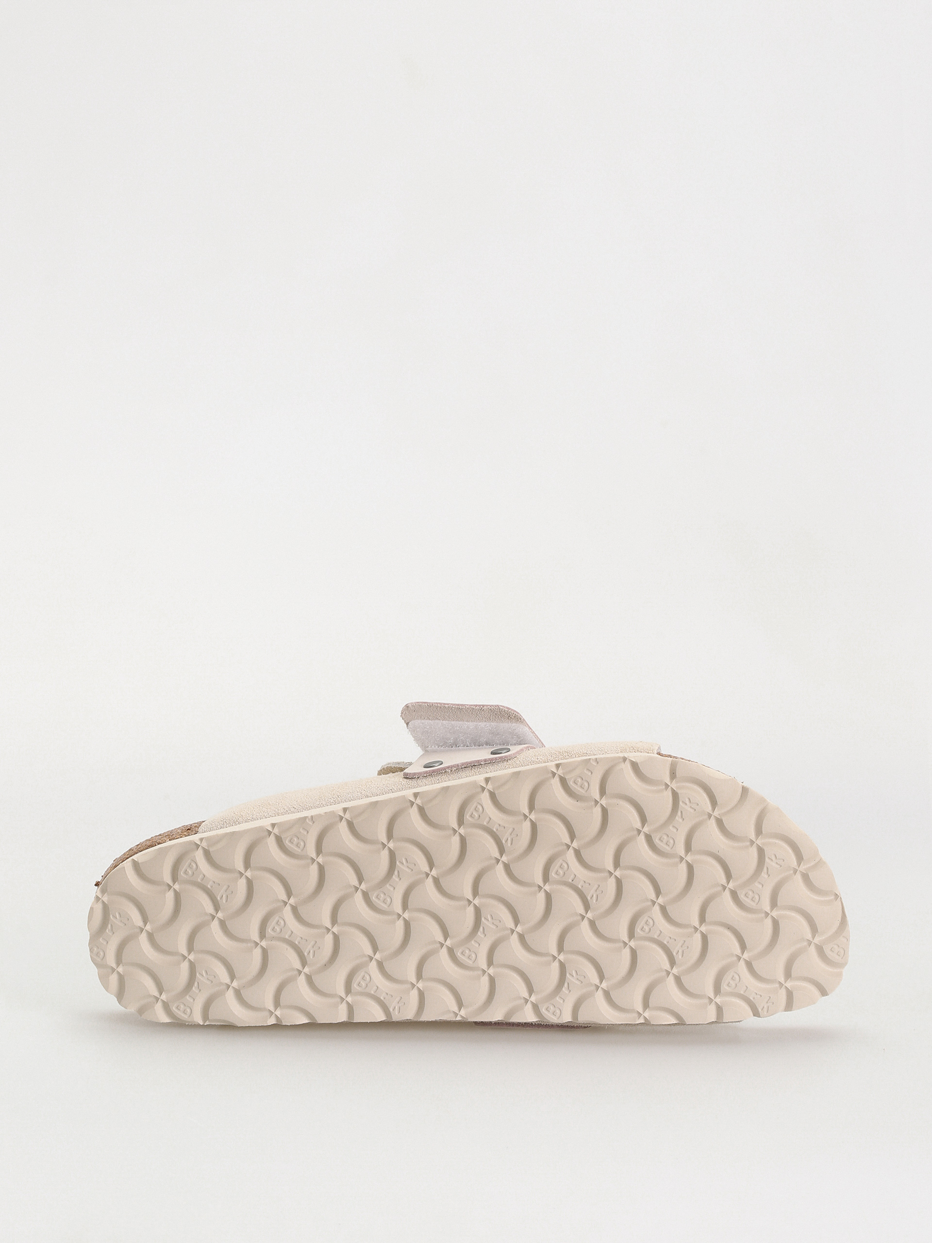 Plážovky Birkenstock Kyoto Nubuck Suede Leather Narrow Wmn (antique white)