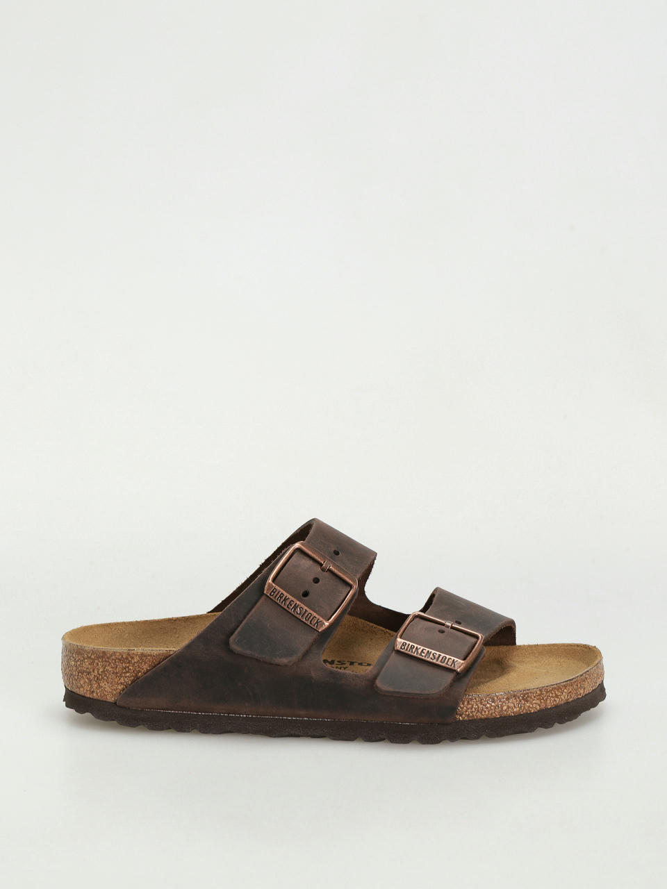 Plážovky Birkenstock Arizona Oiled Leather Narrow Wmn (habana)