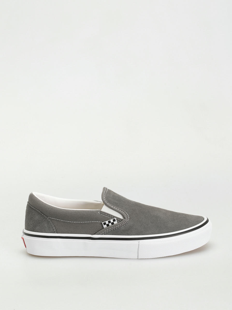 Boty Vans Skate Slip On (pewter/white)