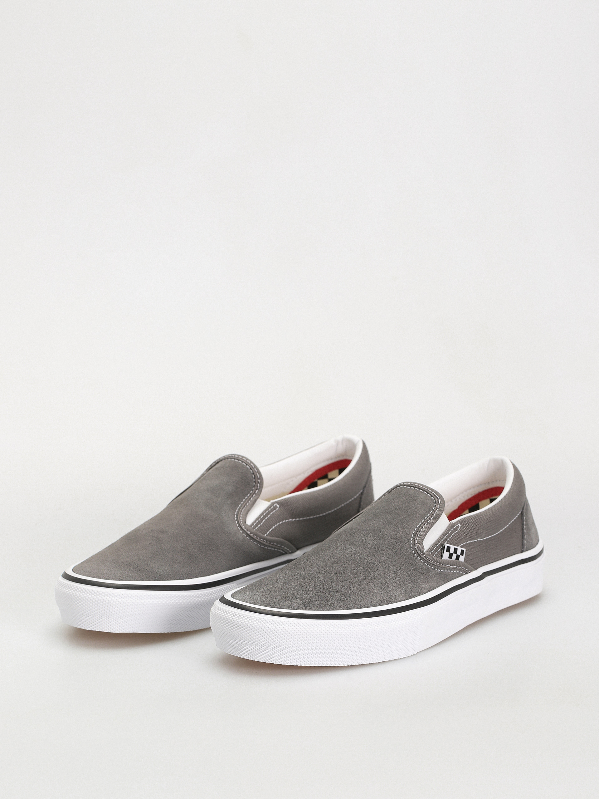 Boty Vans Skate Slip On (pewter/white)