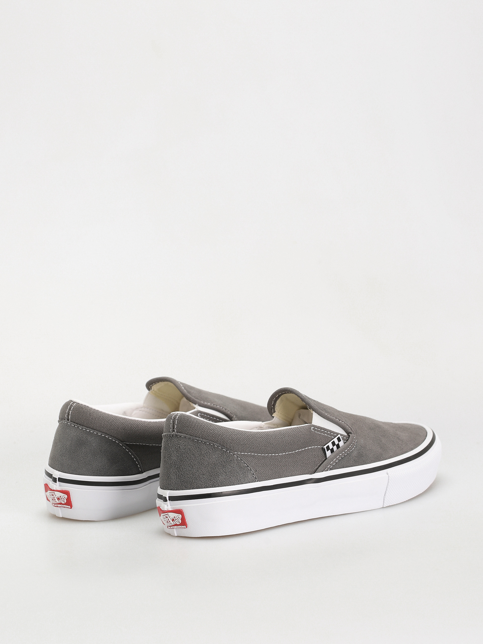 Boty Vans Skate Slip On (pewter/white)
