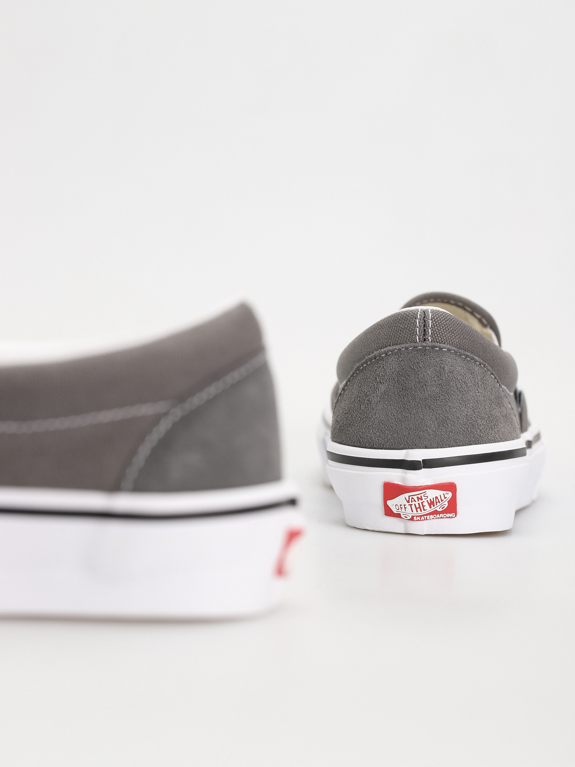 Boty Vans Skate Slip On (pewter/white)