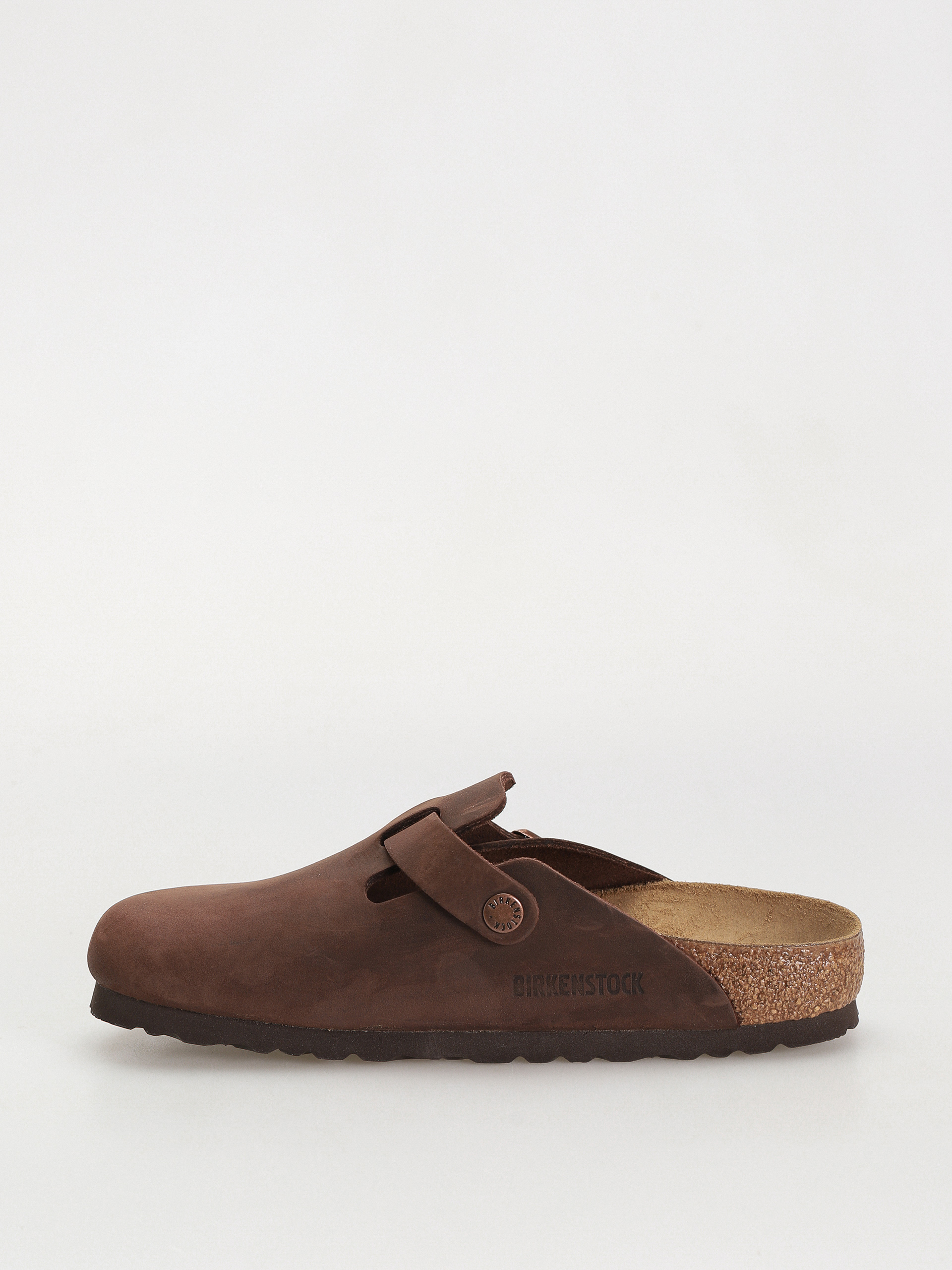 Plážovky Birkenstock Boston Oiled Leather Narrow Wmn (habana)