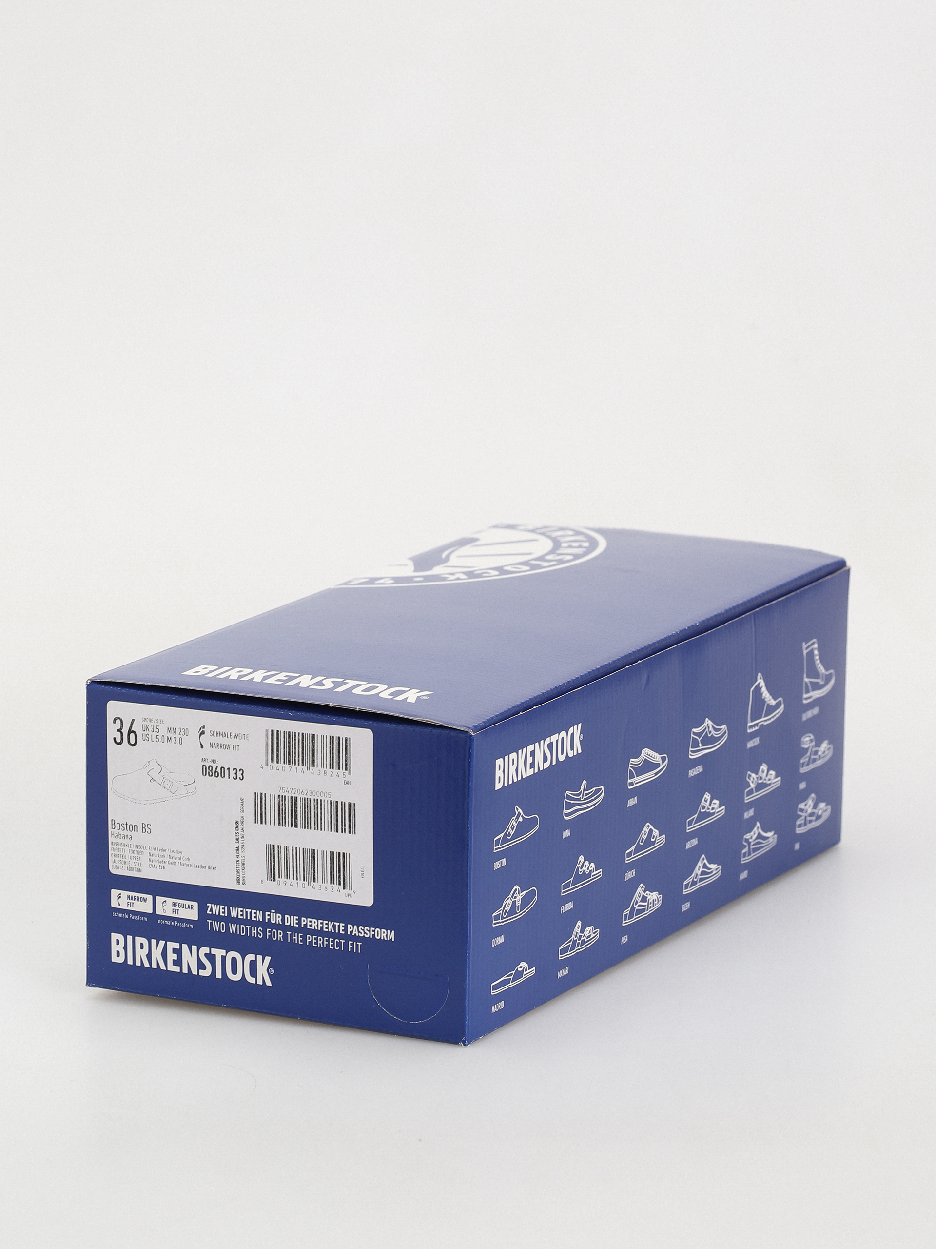 Plážovky Birkenstock Boston Oiled Leather Narrow Wmn (habana)