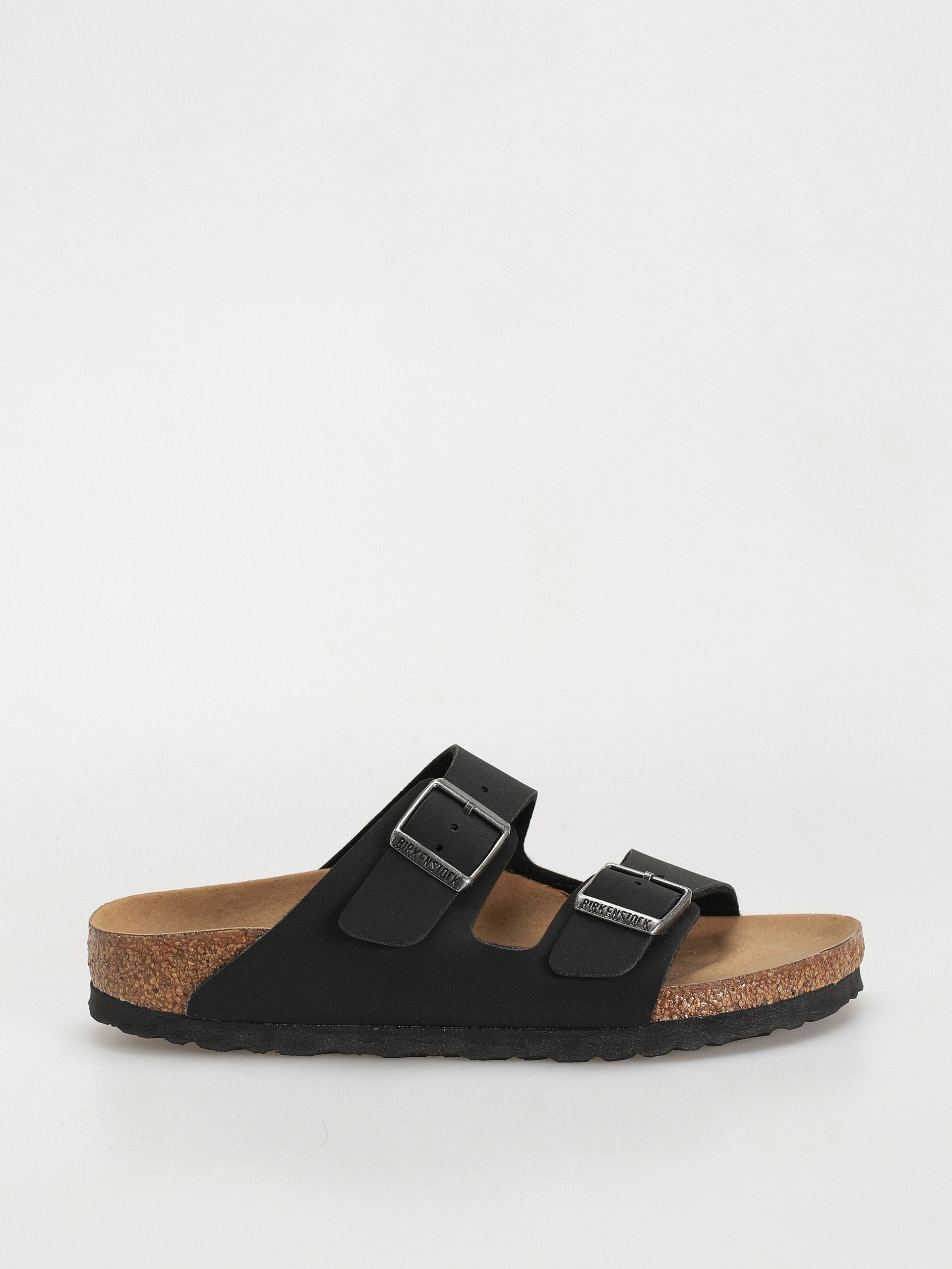 Plu00e1u017eovky Birkenstock Arizona Birko Flor Nubuck Narrow Wmn (black)