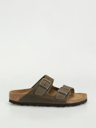 Plážovky Birkenstock Arizona Oiled Leather Narrow Wmn (faded khaki)