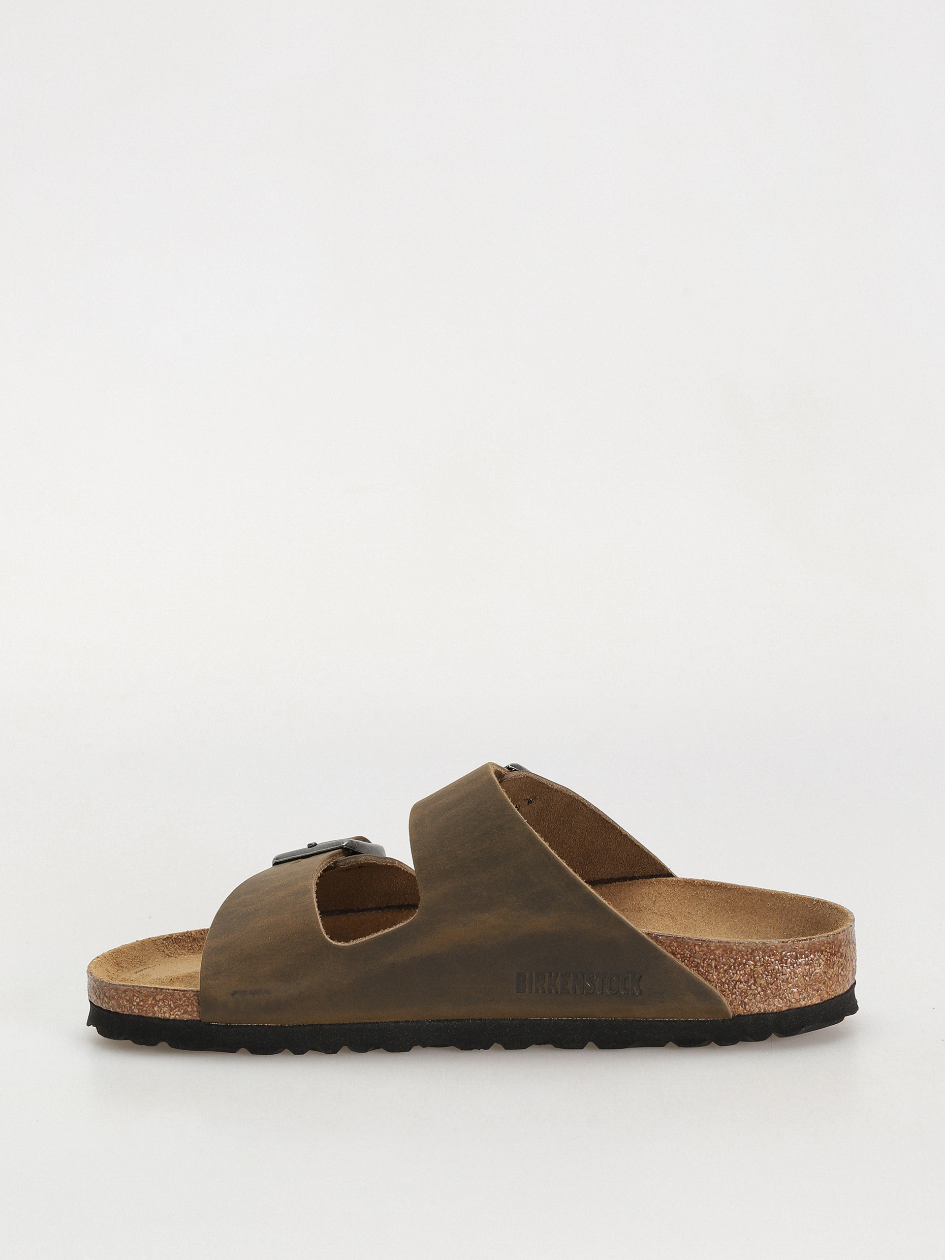Plážovky Birkenstock Arizona Oiled Leather Narrow Wmn (faded khaki)