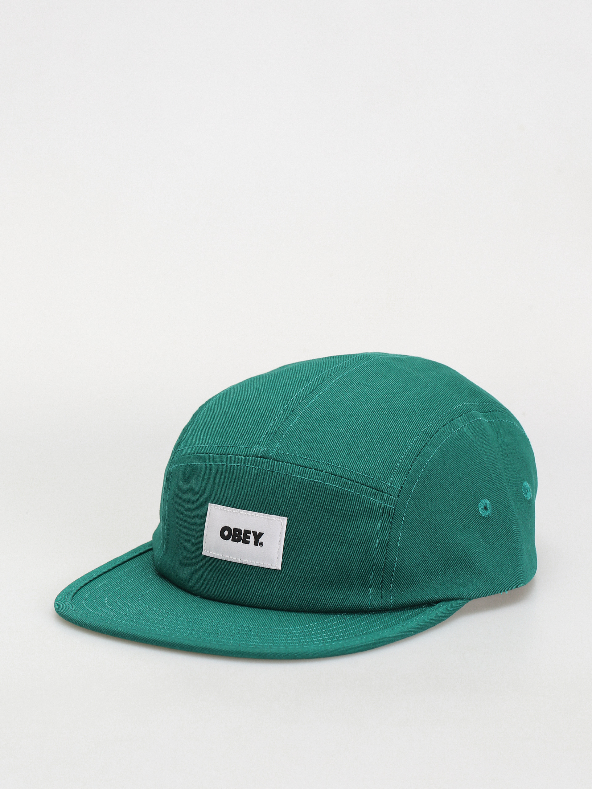 Kšiltovka  OBEY Bold Label Organic 5 Panel (aventurine green)