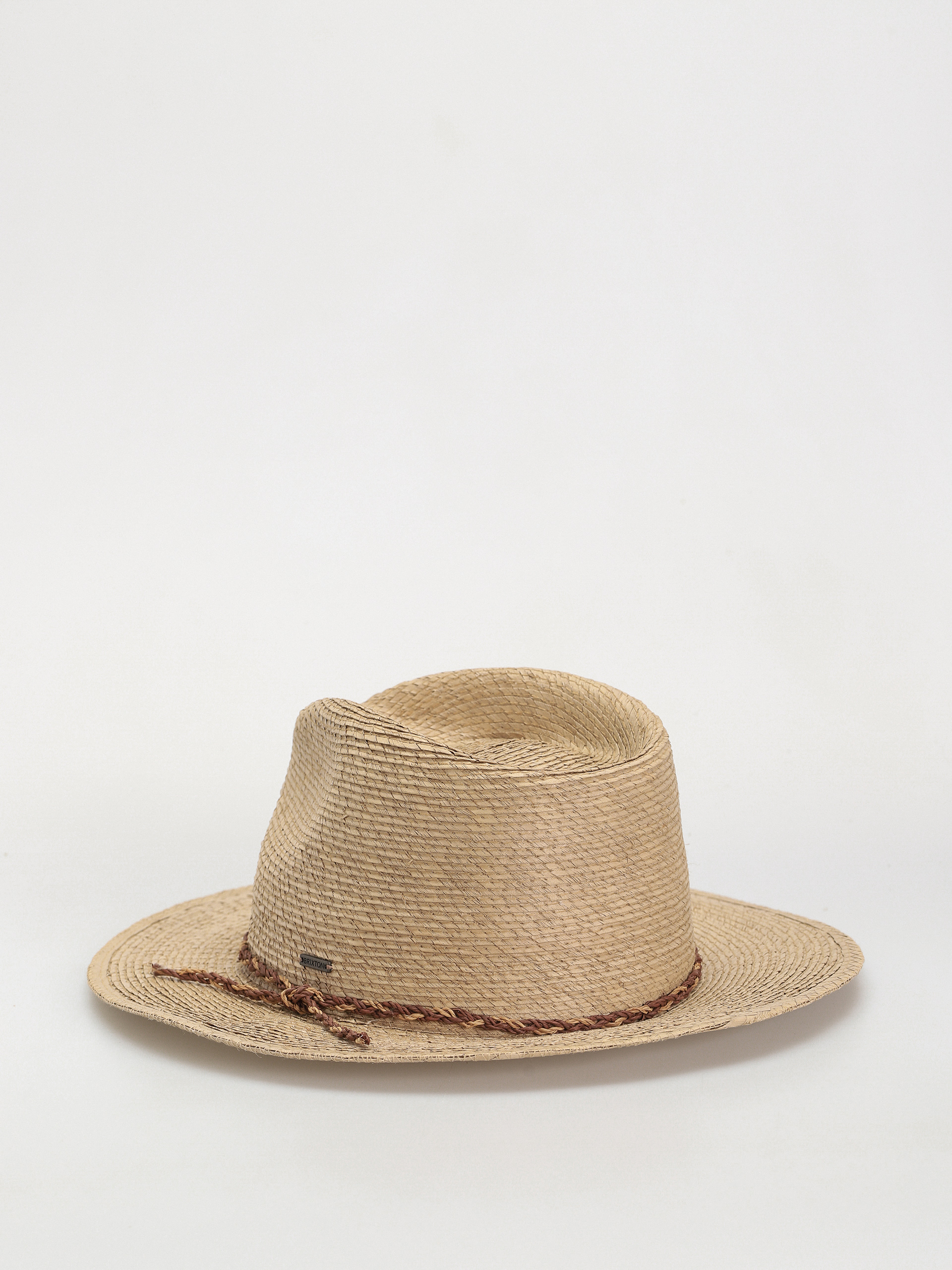 Klobouk Brixton Messer Western Straw Fedora (sand)