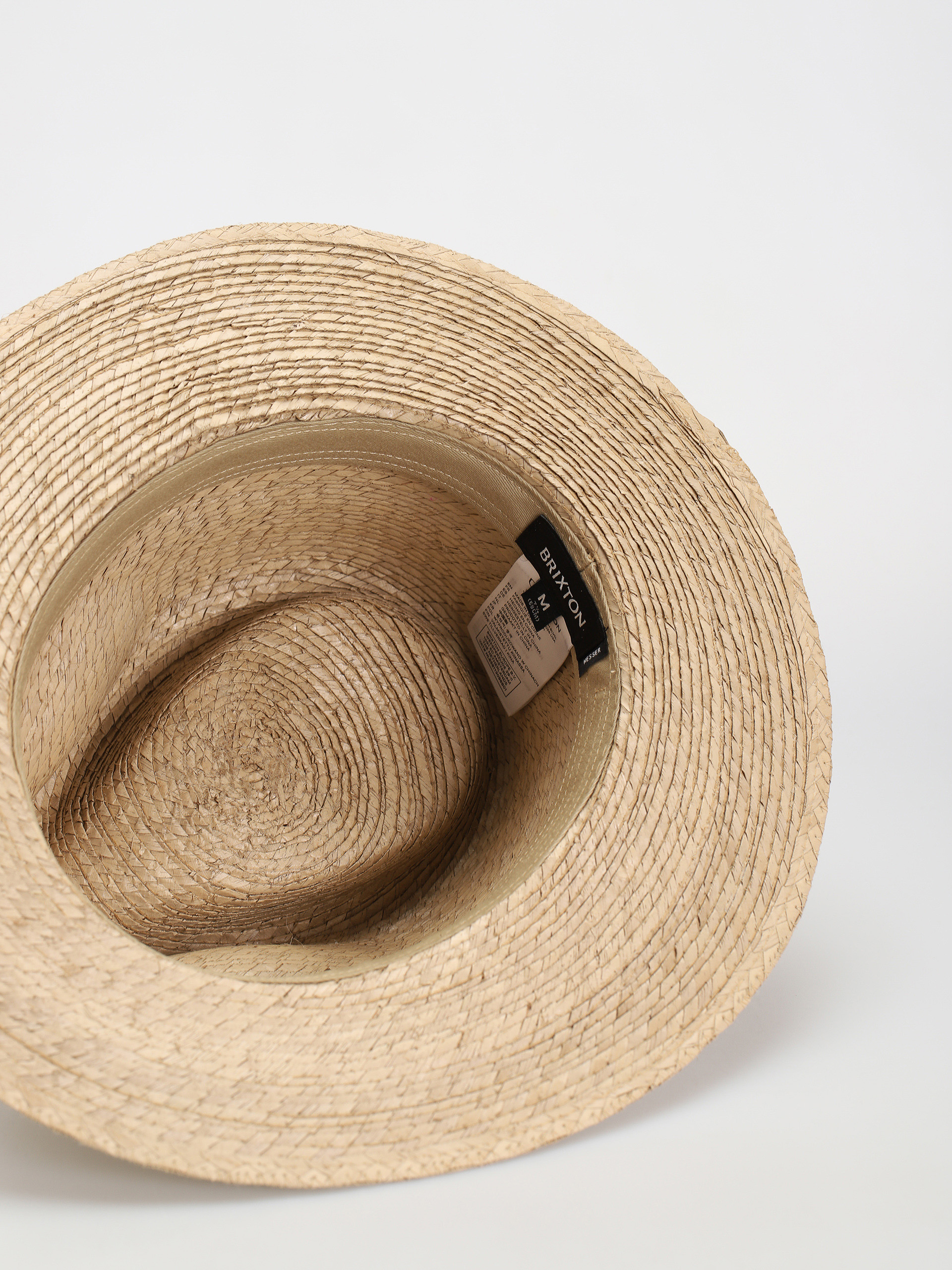 Klobouk Brixton Messer Western Straw Fedora (sand)