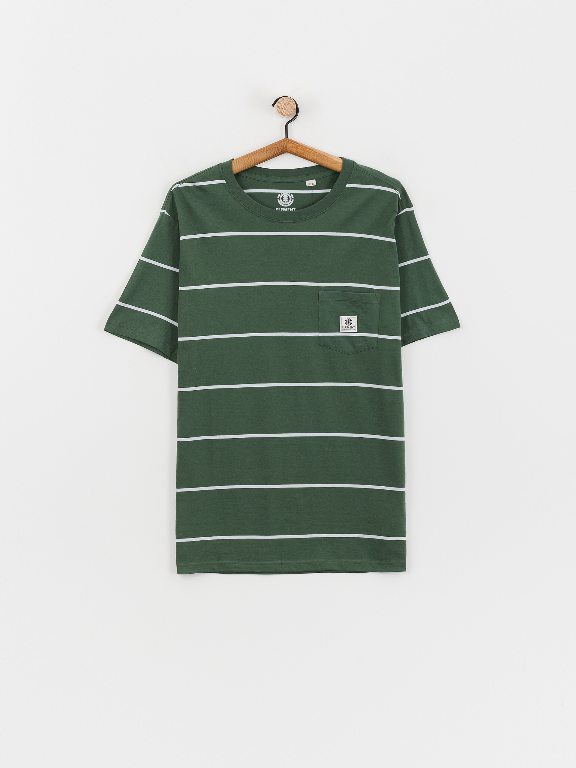 Tričko Element Basic Pocket Label (garden topiary stripes)