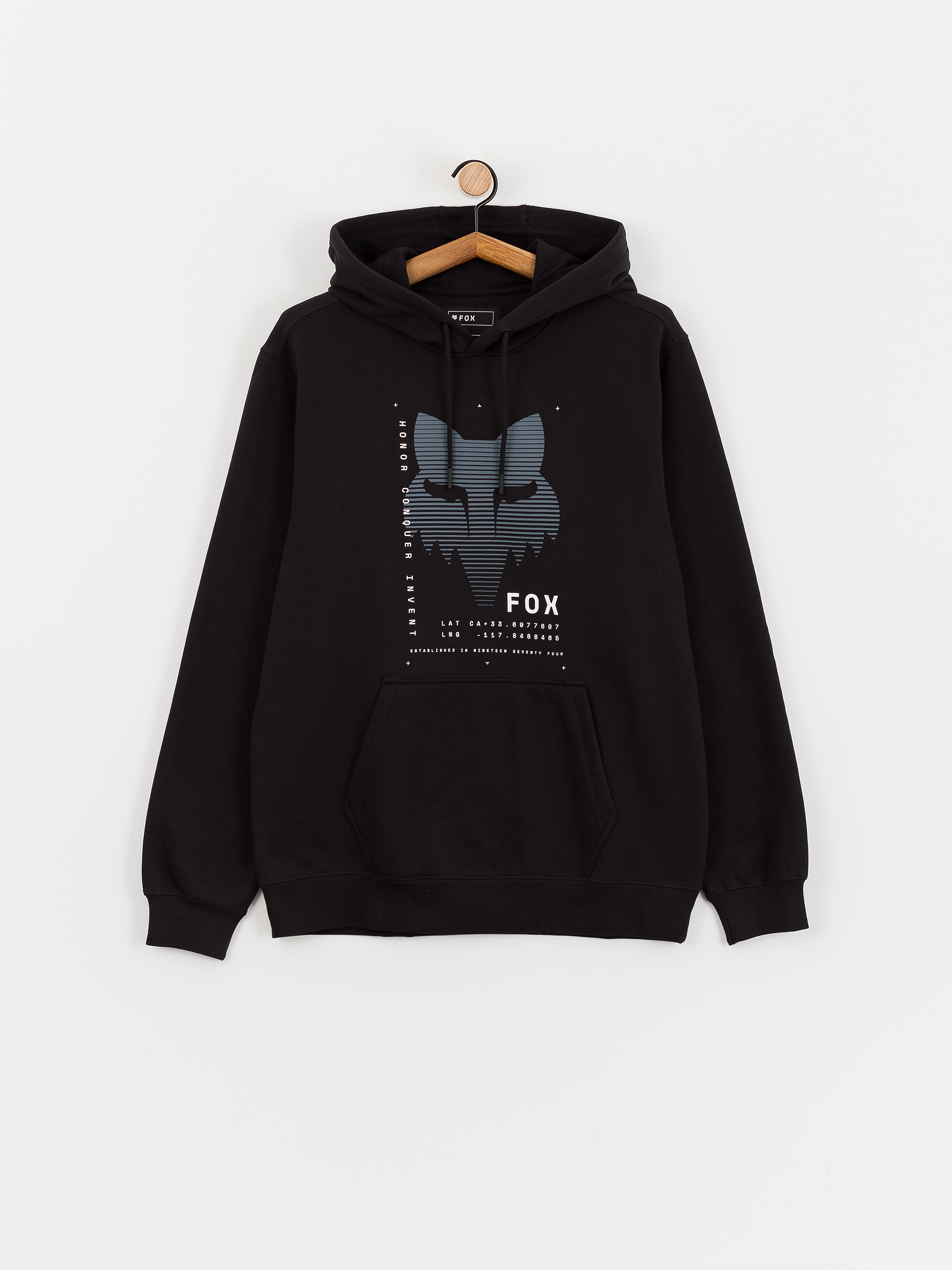 Mikina s kapucí Fox Dispute HD (black)