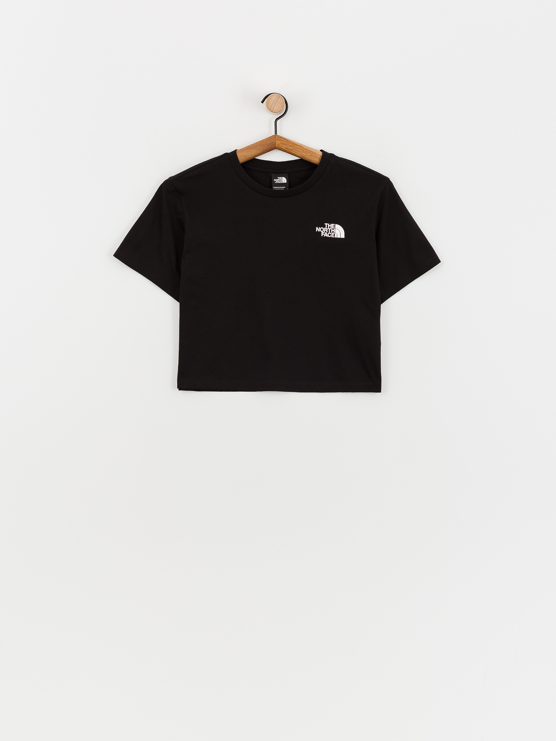 Tričko The North Face Simple Dome Cropped Slim Wmn (tnf black)