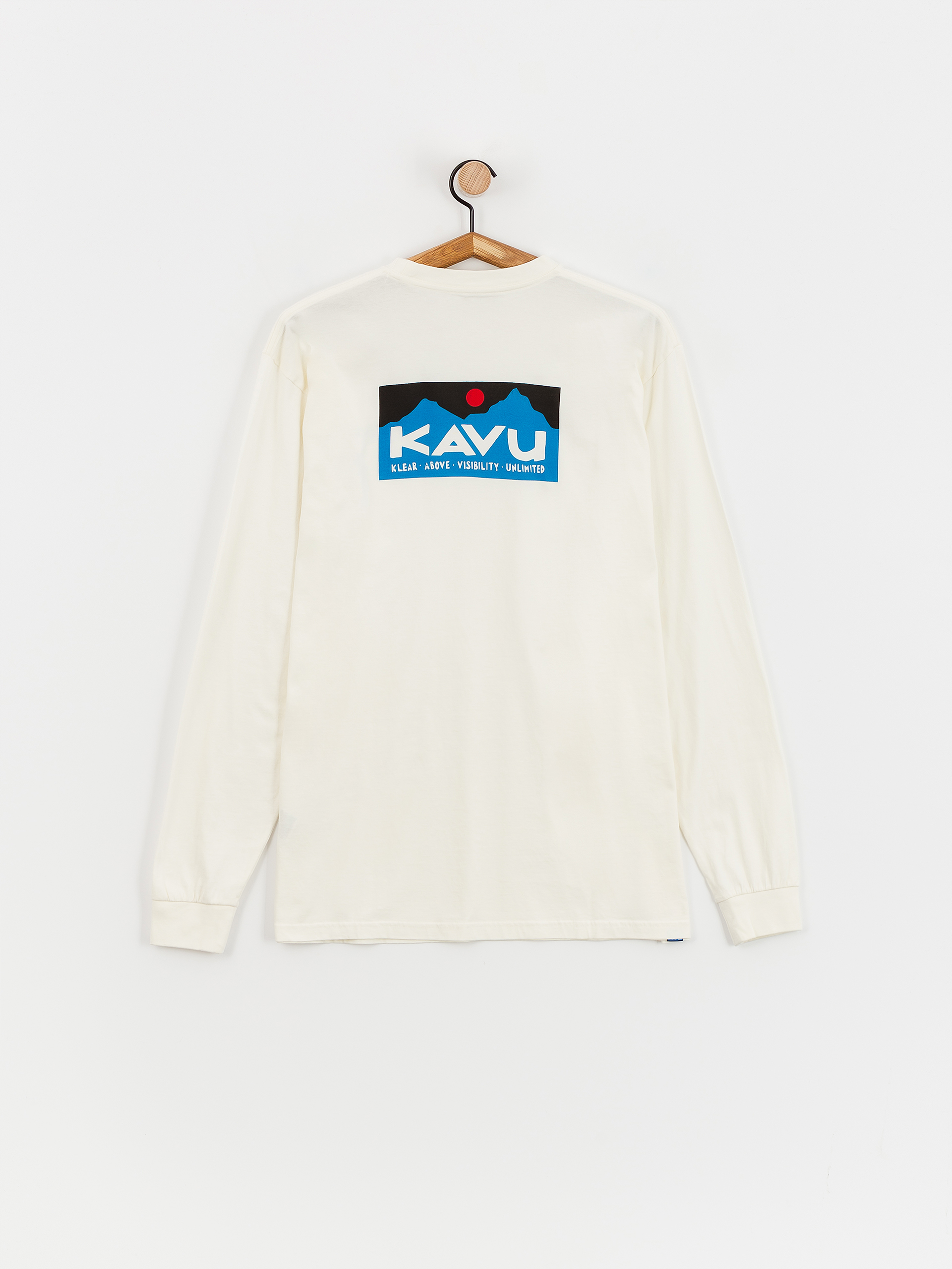 Tričko Kavu LS Etch Art (off white)