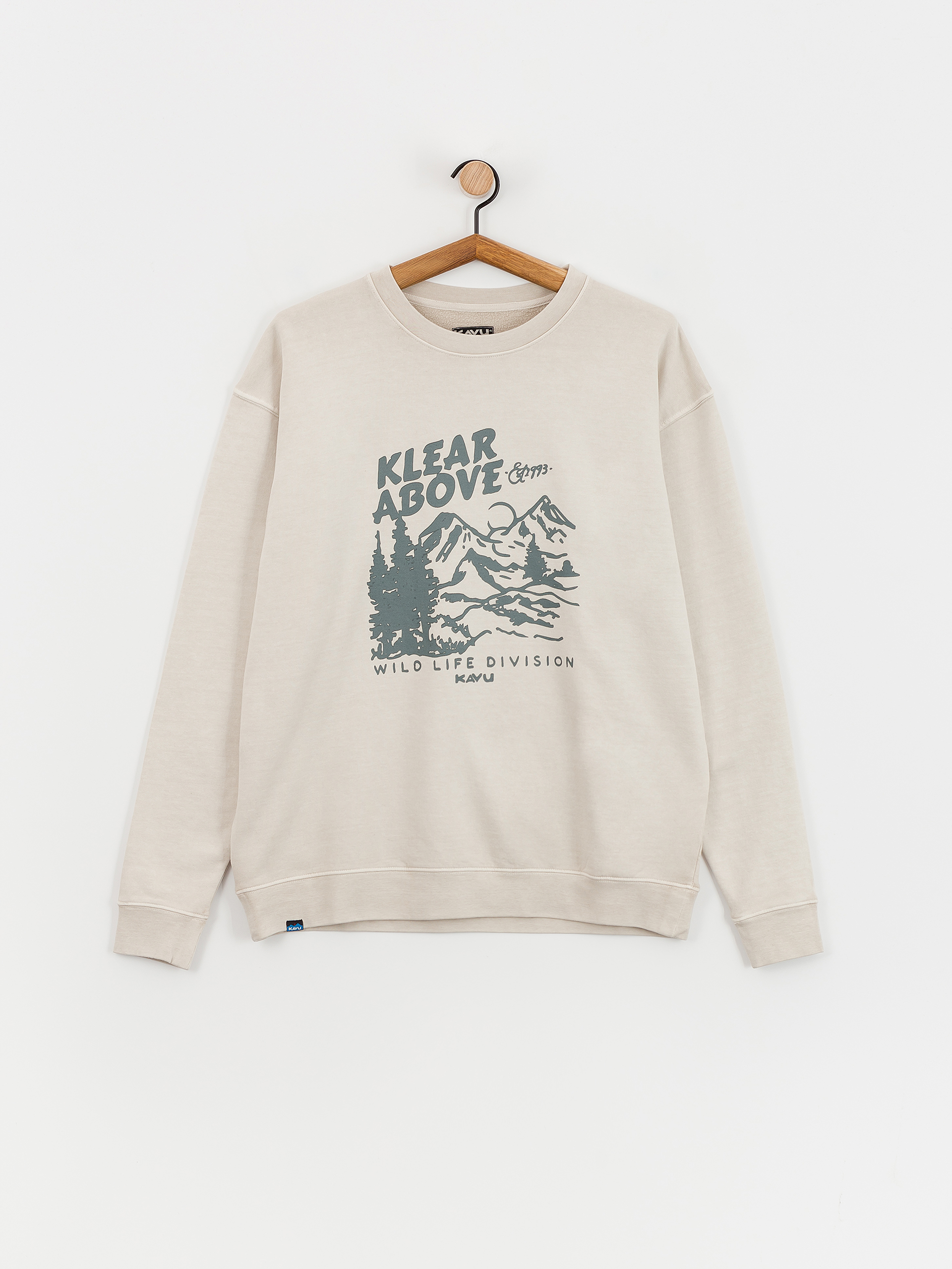 Mikina Kavu KAVU Core Crew (oatmeal)