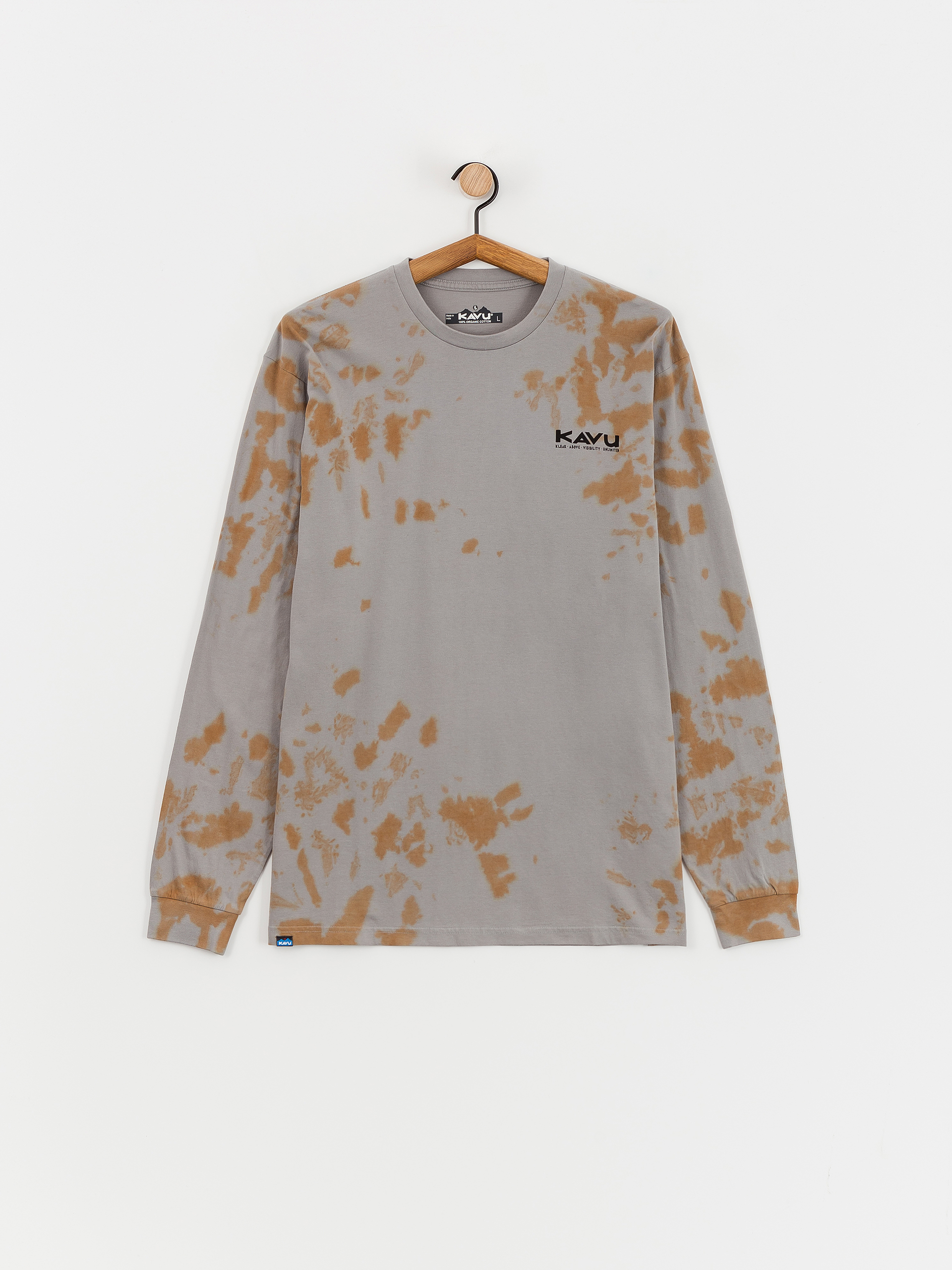 Tričko Kavu LS Etch Art (moonstone tie dye)