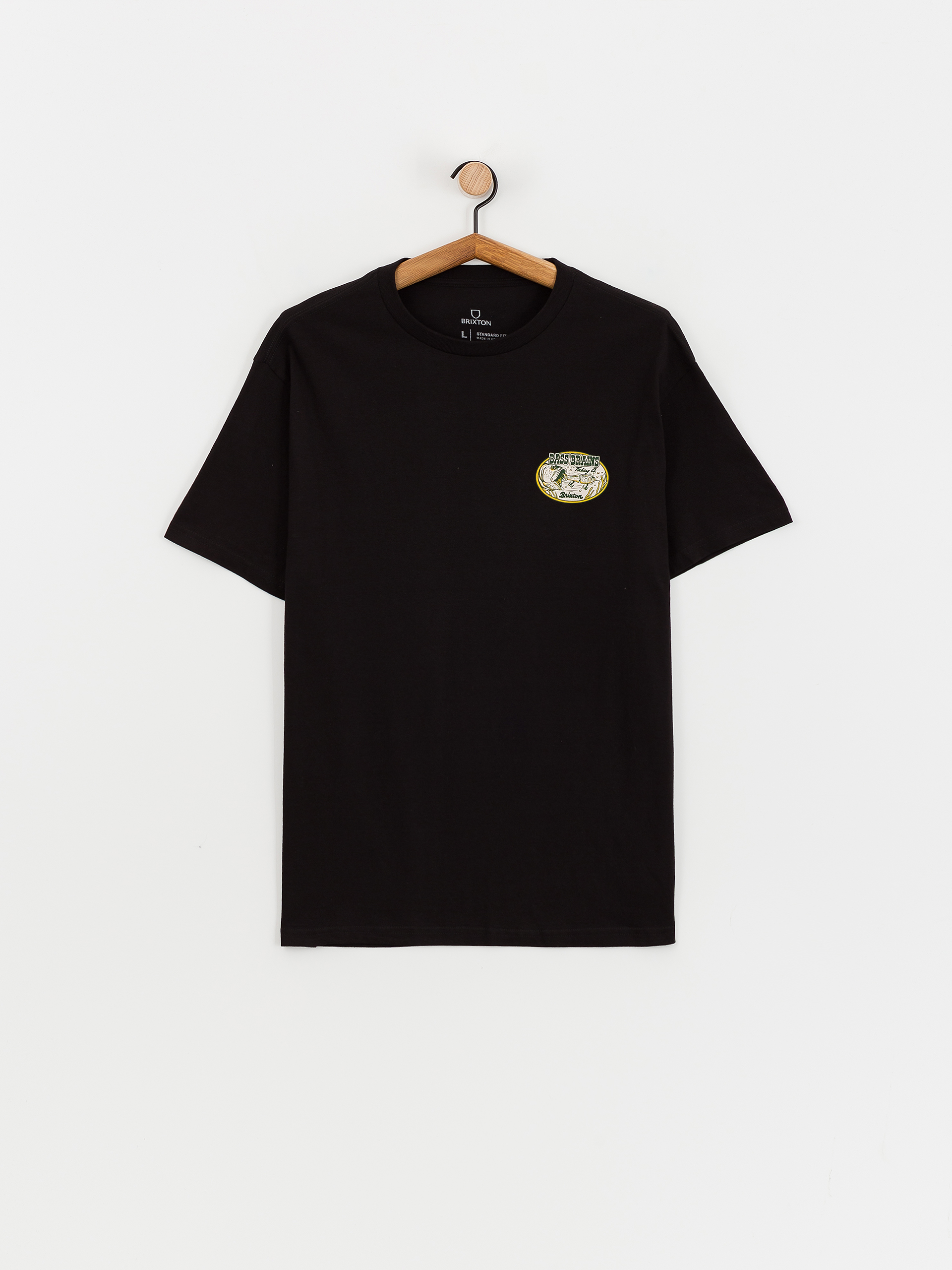 Tričko Brixton Bass Brains Swim Stt (black)
