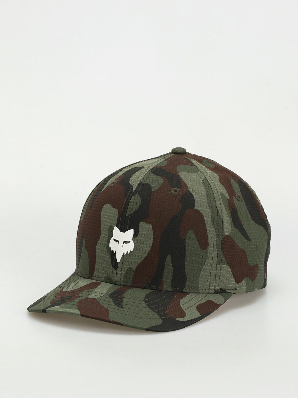 Kšiltovka  Fox Fox Head Camo Tech Flexfit (green camo)