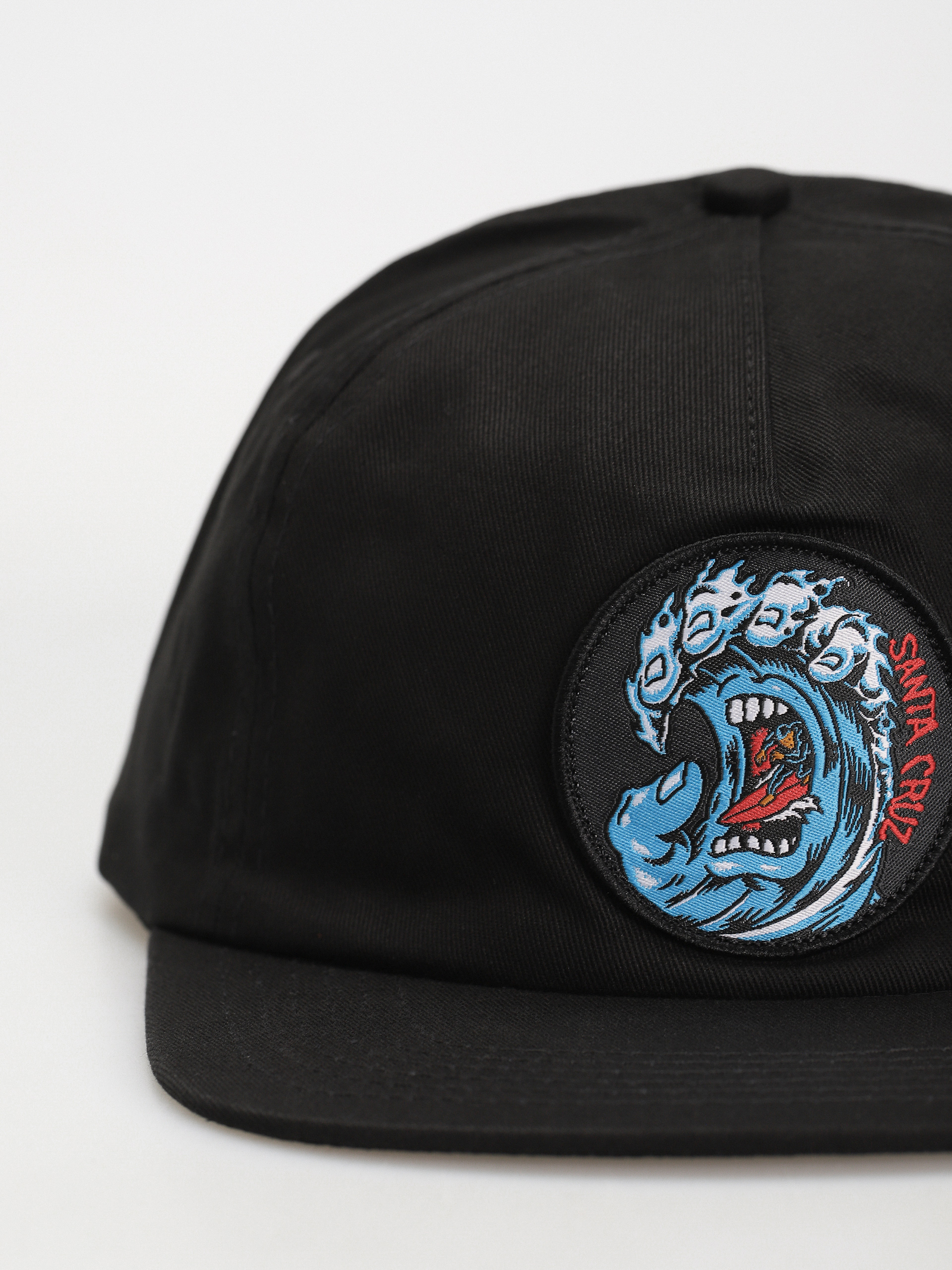 Kšiltovka  Santa Cruz Screaming Wave Snapback (black)
