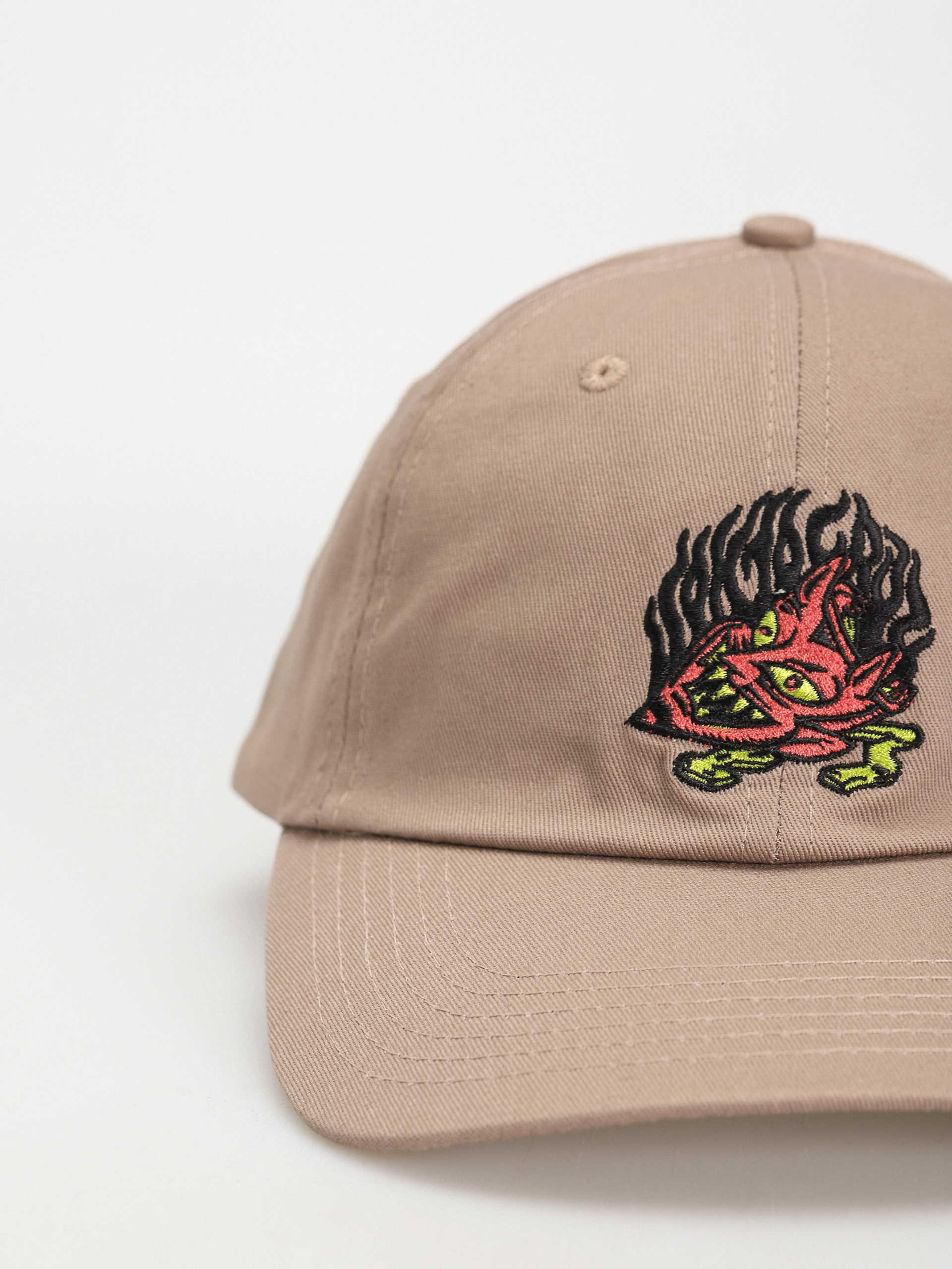 Kšiltovka  Santa Cruz Delfino Devil Mask (taupe)